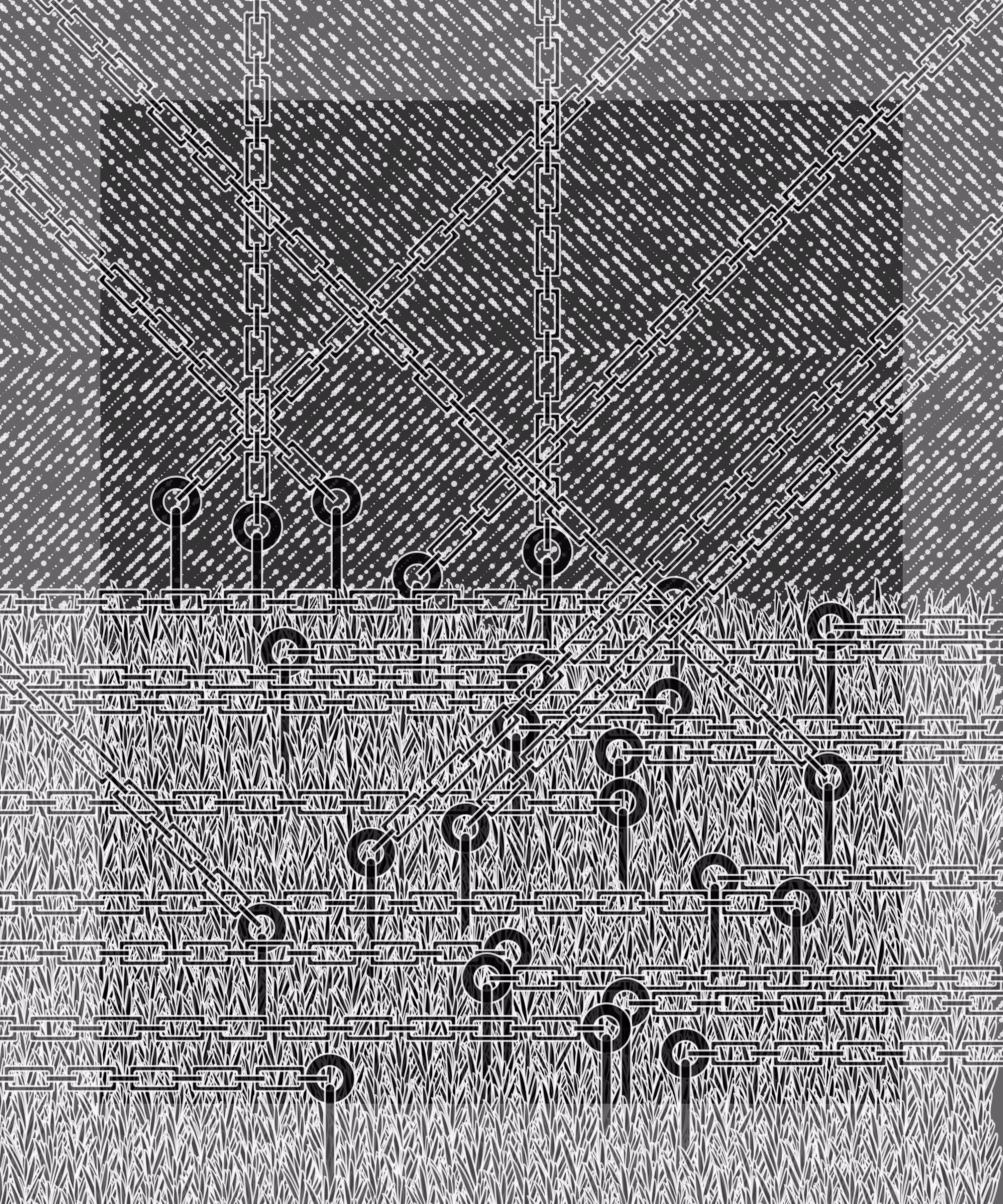 Forbidden zone (Black+White)