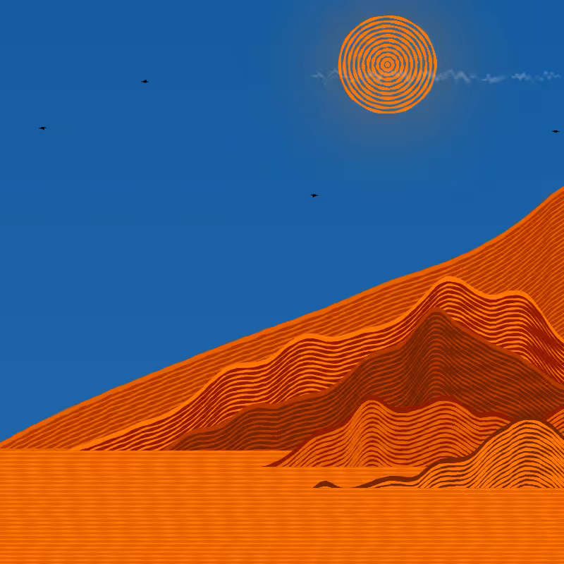 Painted Mountain Sunset #31
