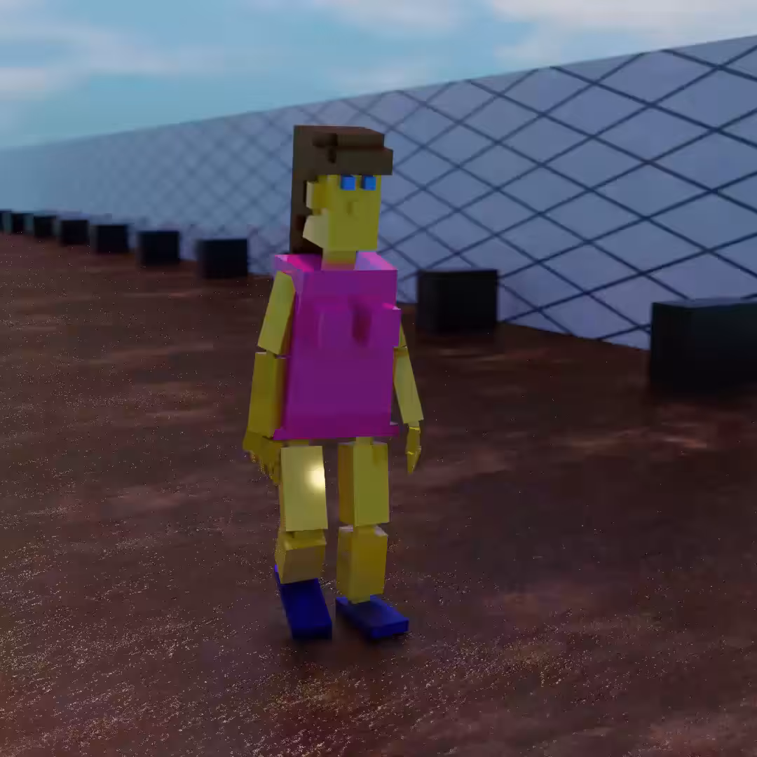 Voxel Walker Punk #0002