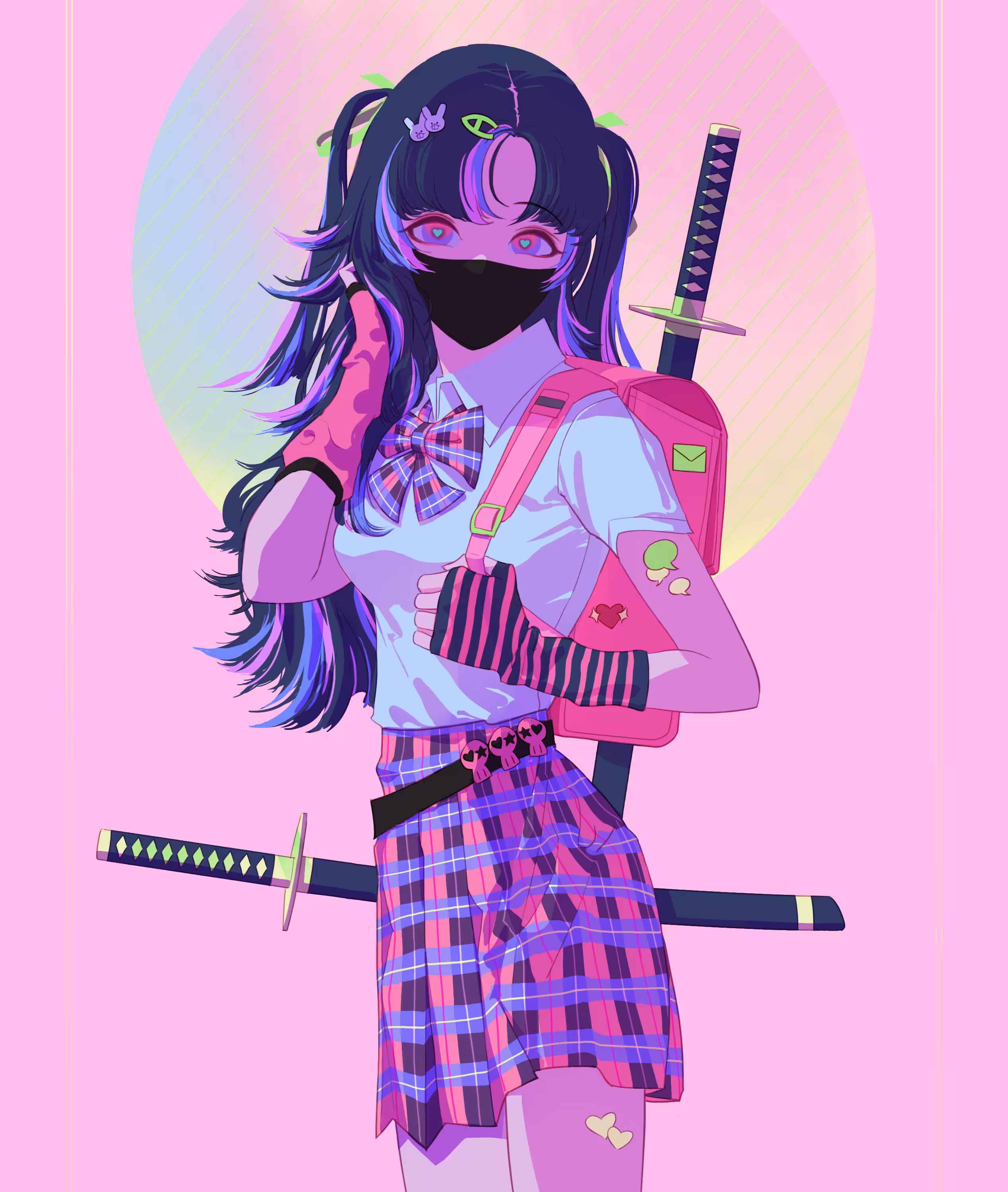 katana girl - セーラー服