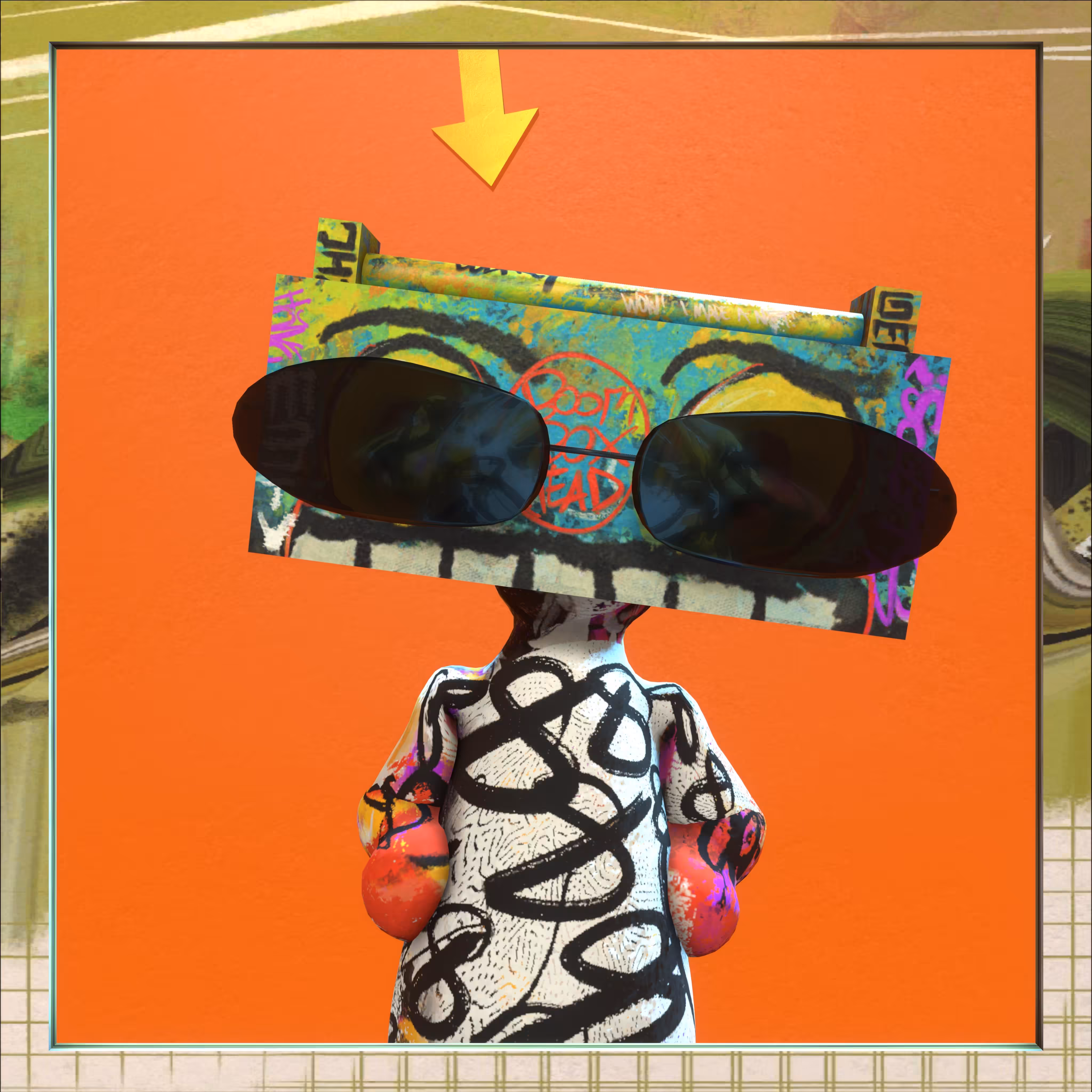 Boomboxhead #144