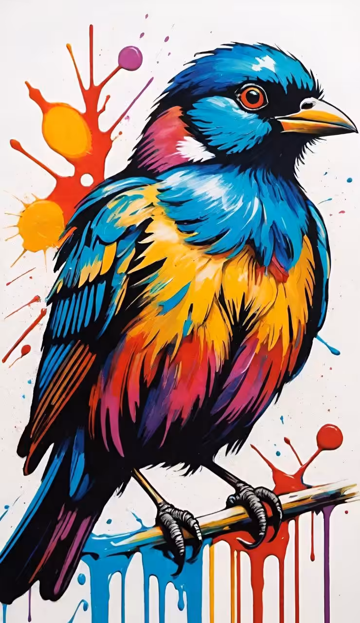 Vibrant Grackle