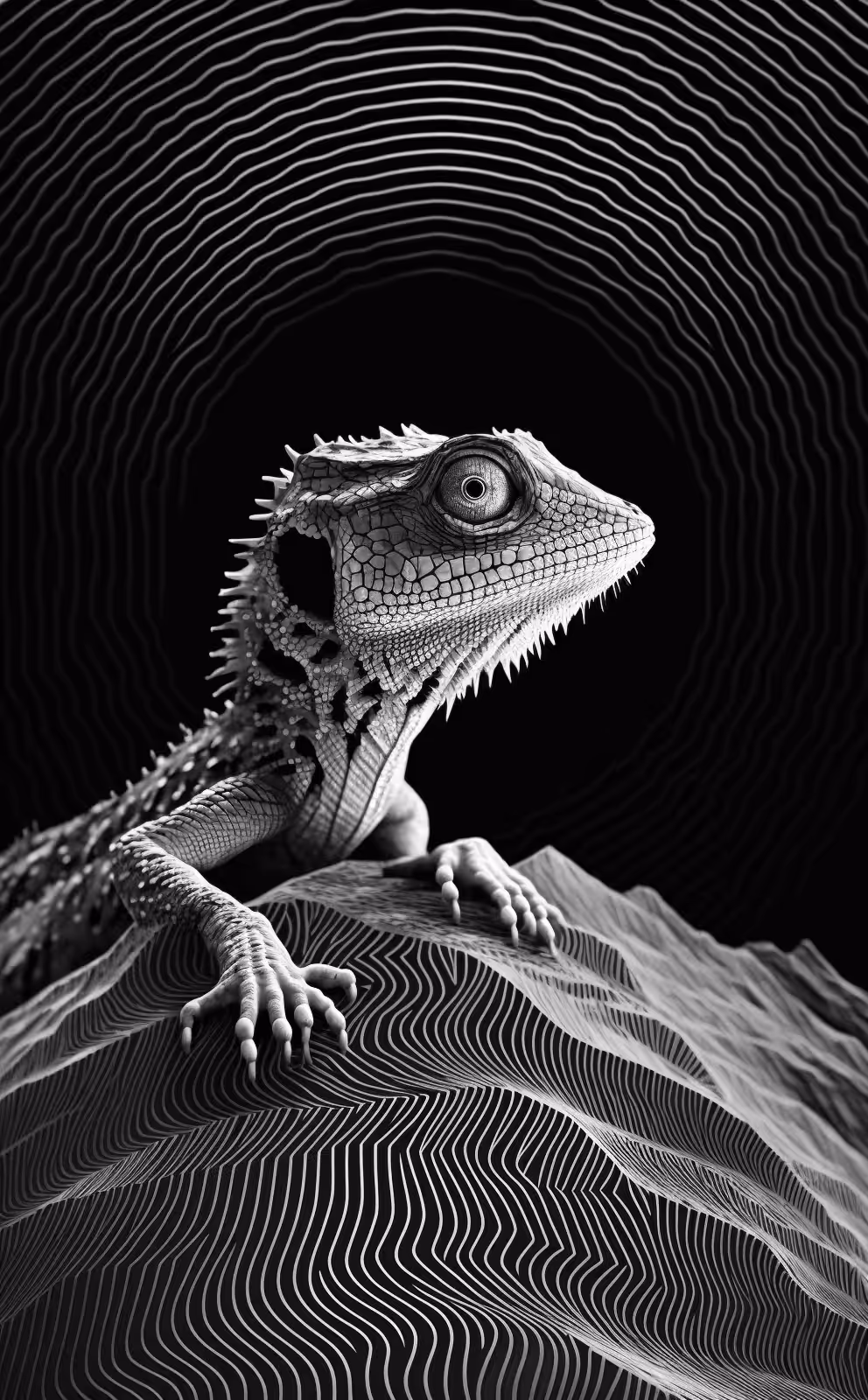 The lizard