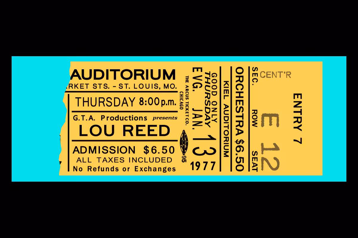 Classic Rock Concert Ticket Stub Generator #14