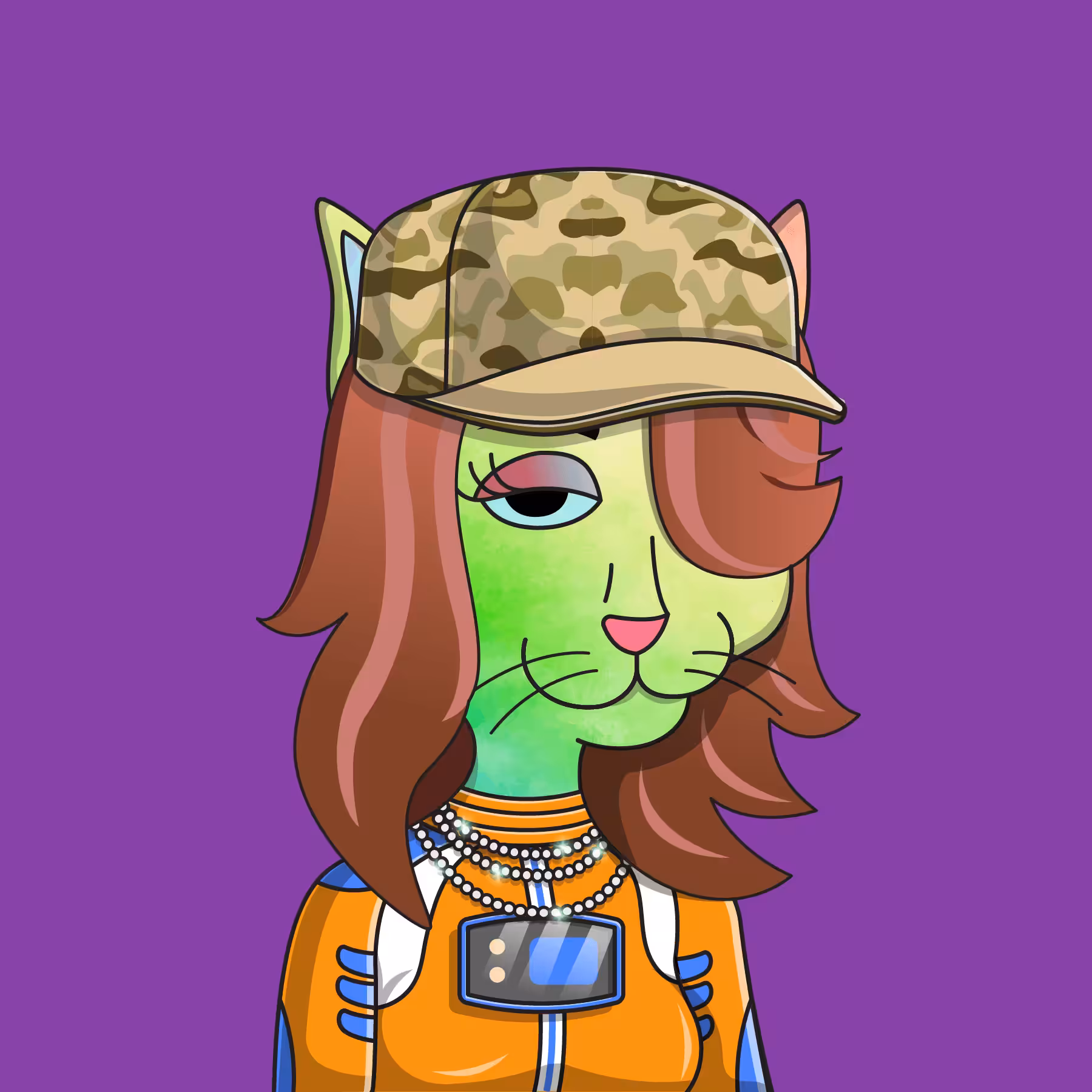 Girl Cat #514