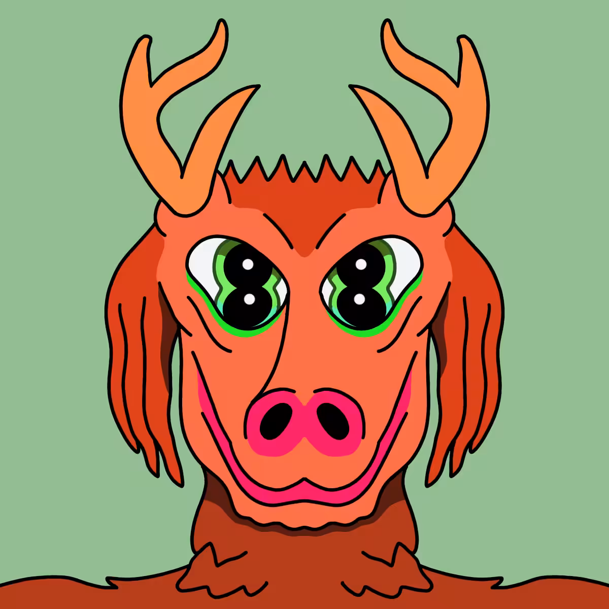 Hedz: |Hedz| Antler Dragon