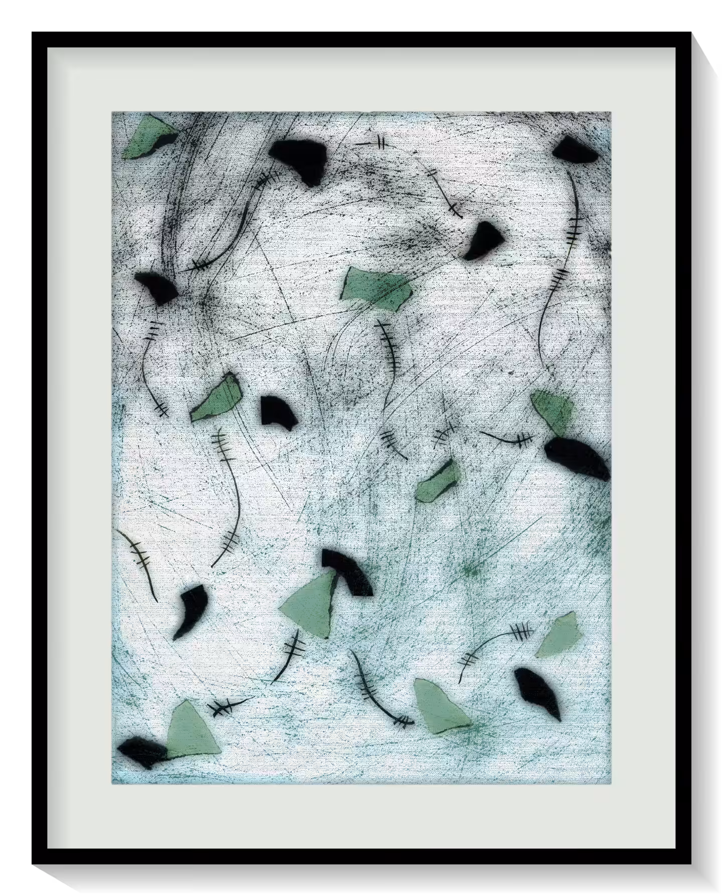 The (1/1) Rebel Green Kite in a Snowstorm