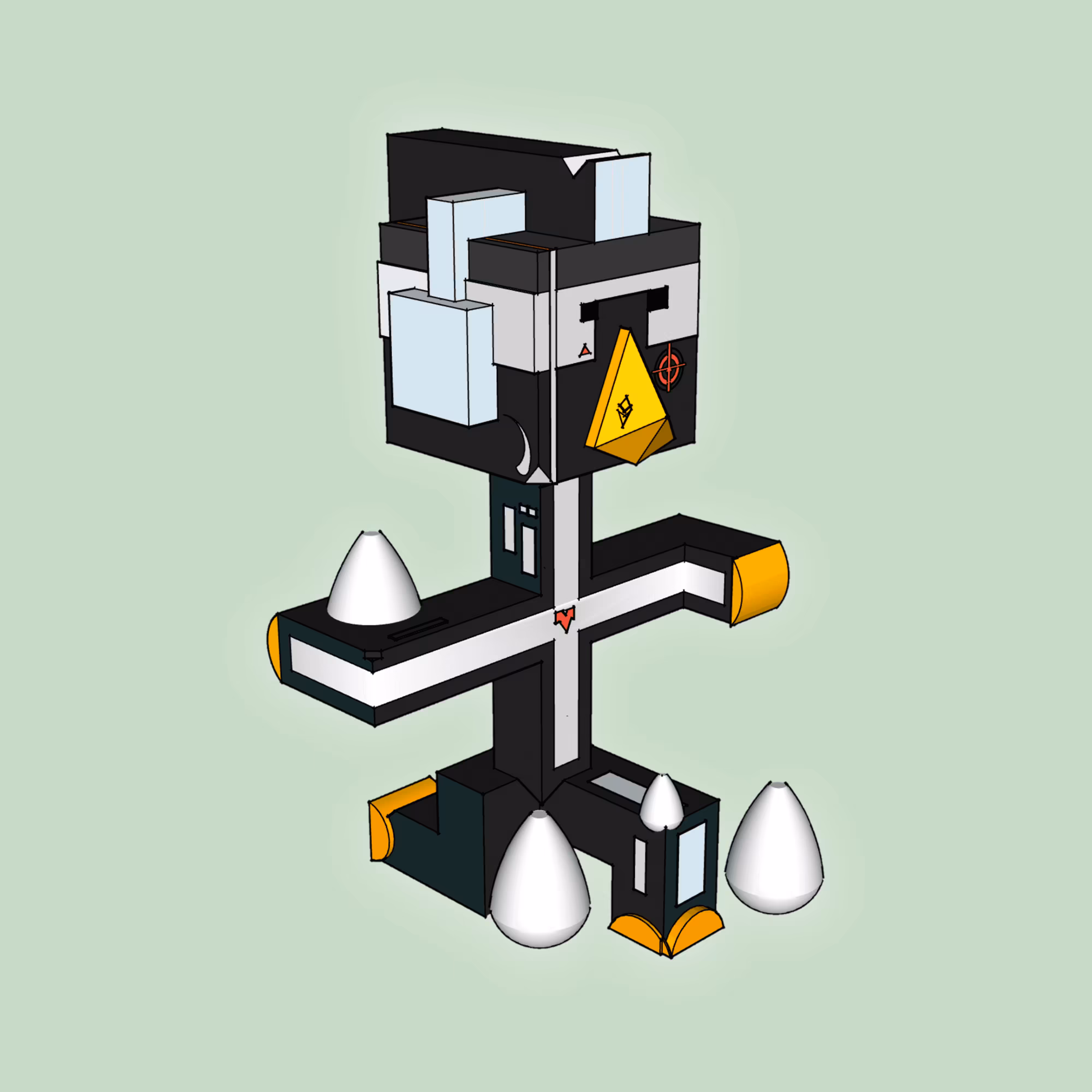 BrickBeads #3101 - CyberPuffin