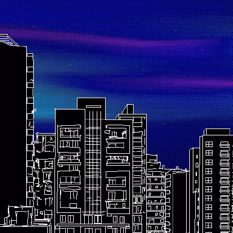 Observing the city through #12