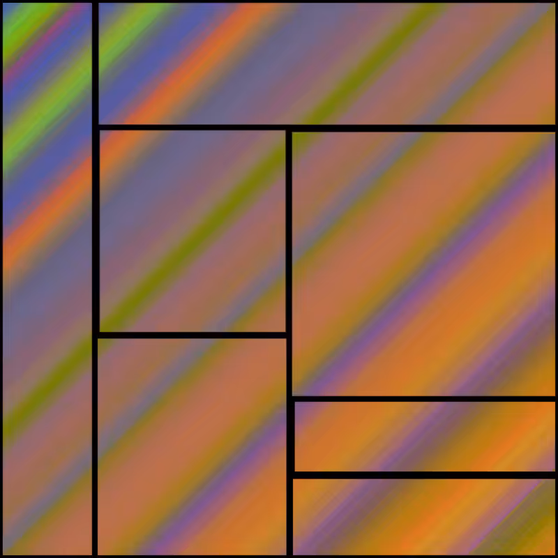 Stacked Mondrian #17