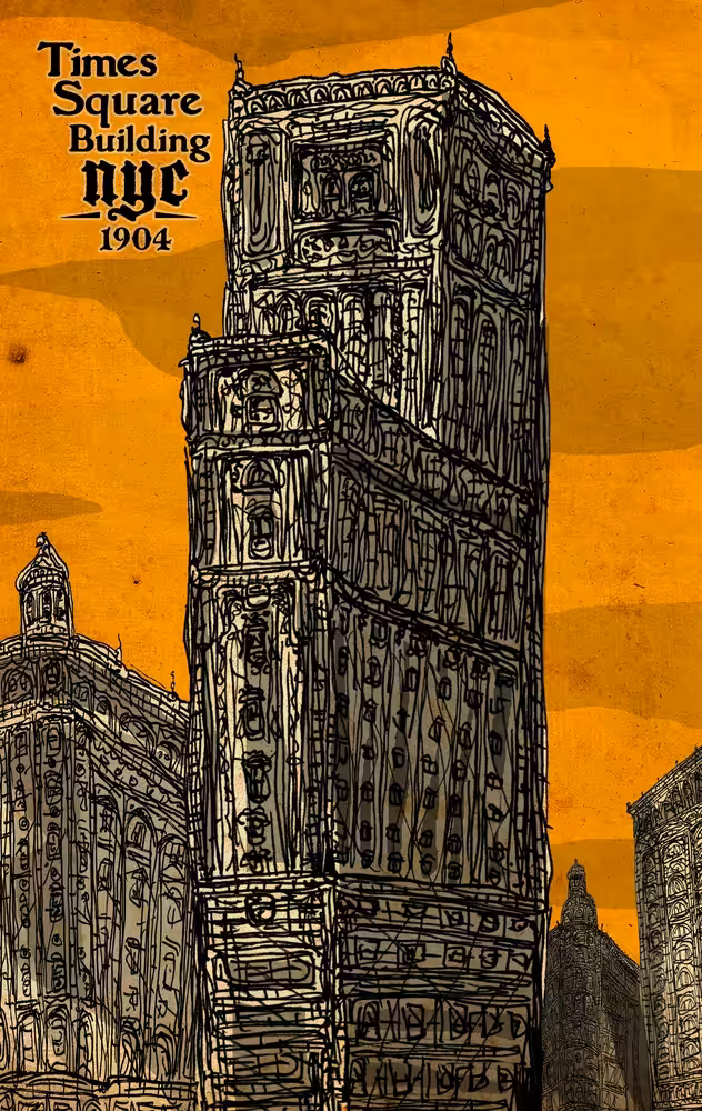 Times Square Building, New York City 1904 #1
