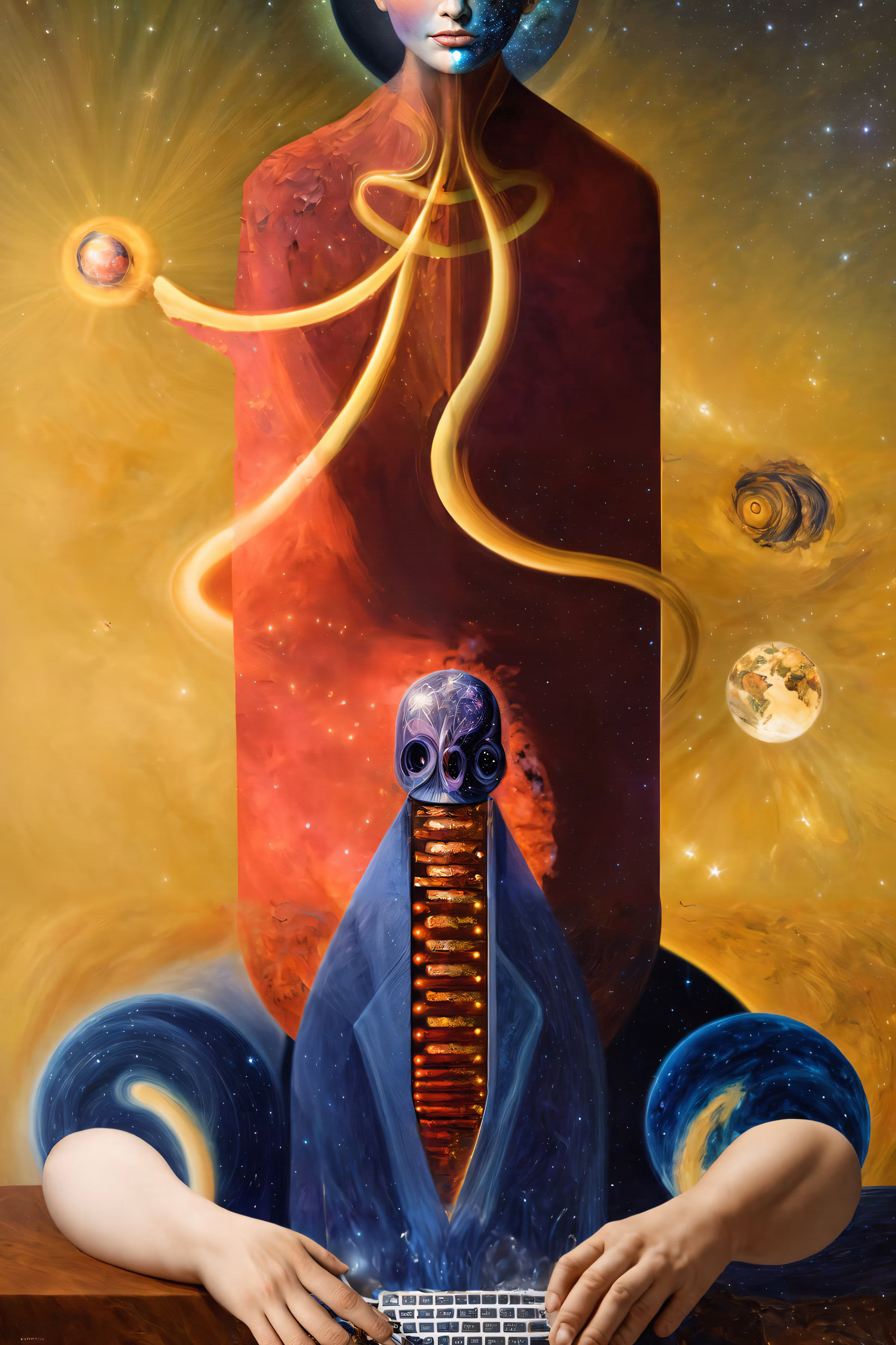 Latent paintings: Connected