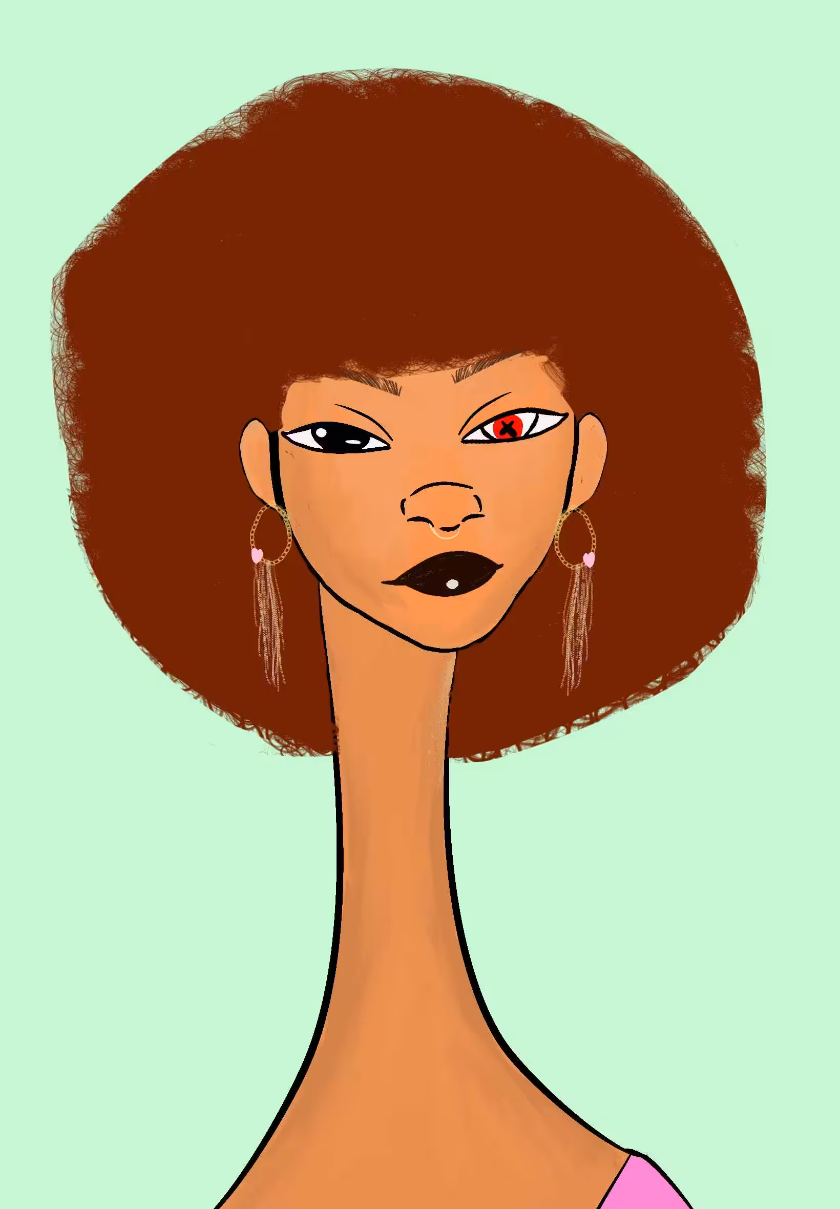 Long Neckie Ladies: Long Neckie Lady #3093