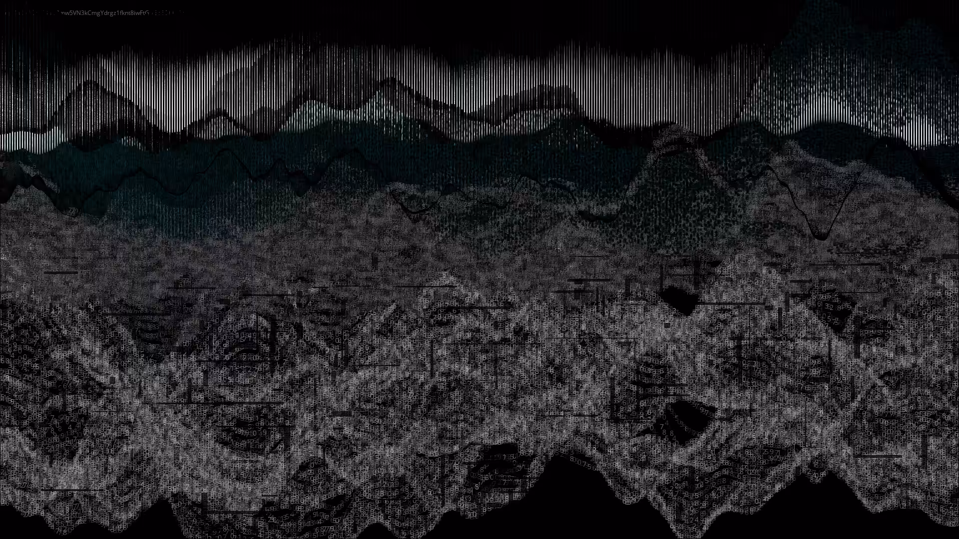 Pixel rain in a data landsacape #49