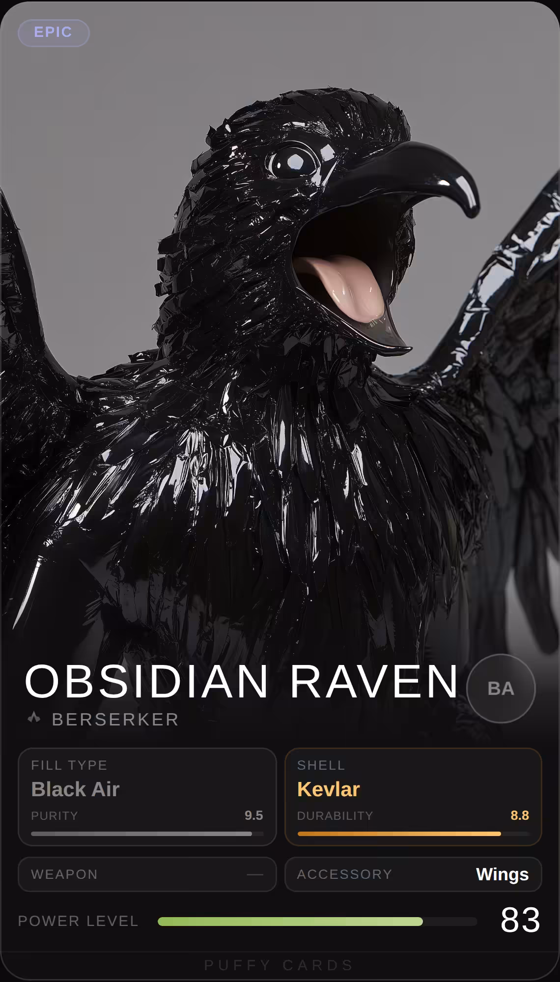 Obsidian Raven