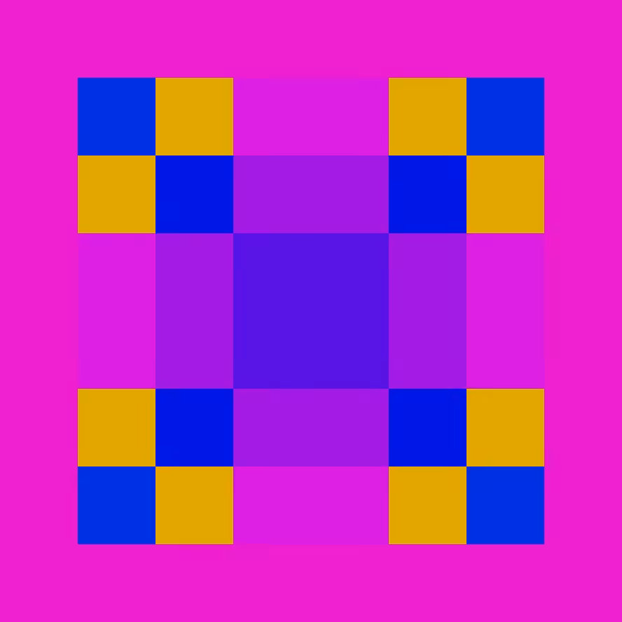 Generative Pixel Mandala | 8x8