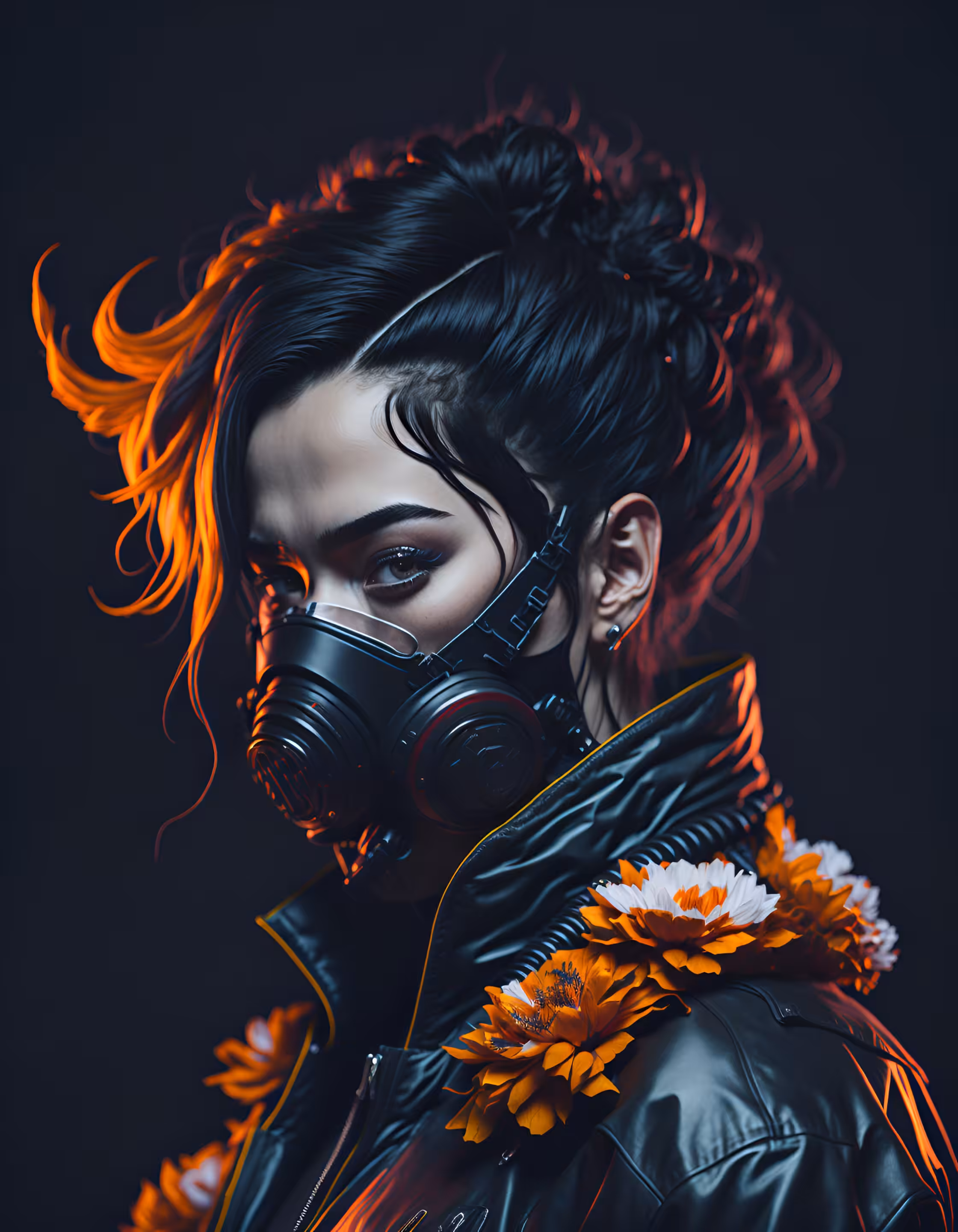 FLOWER and MASK #04