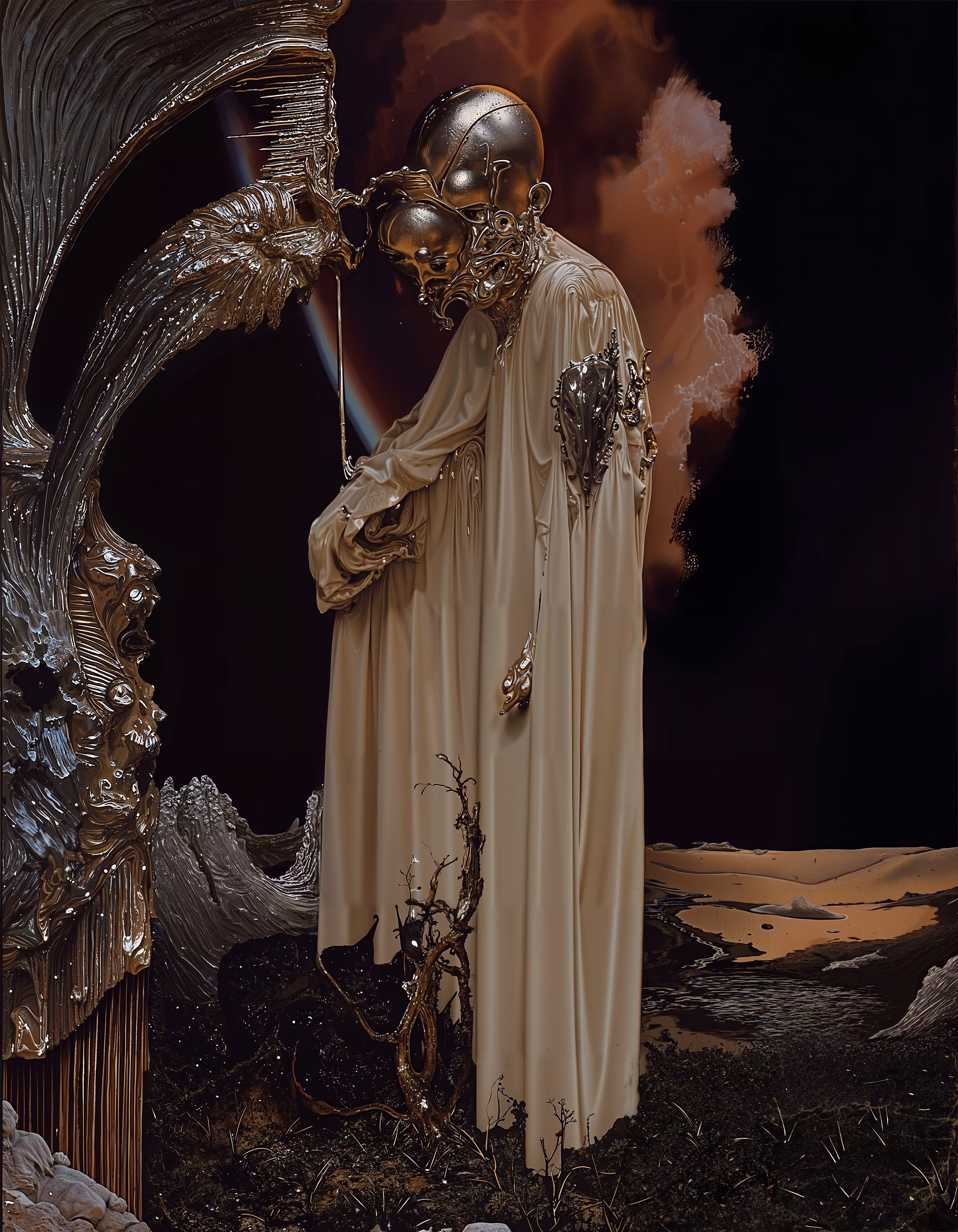 Simulation of an errant soul