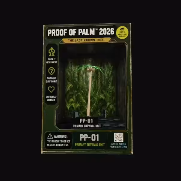 PP-01 — PRIMARY SURVIVAL UNIT - PROOF OF PALM™ 2026 “The Last Known Tree.”