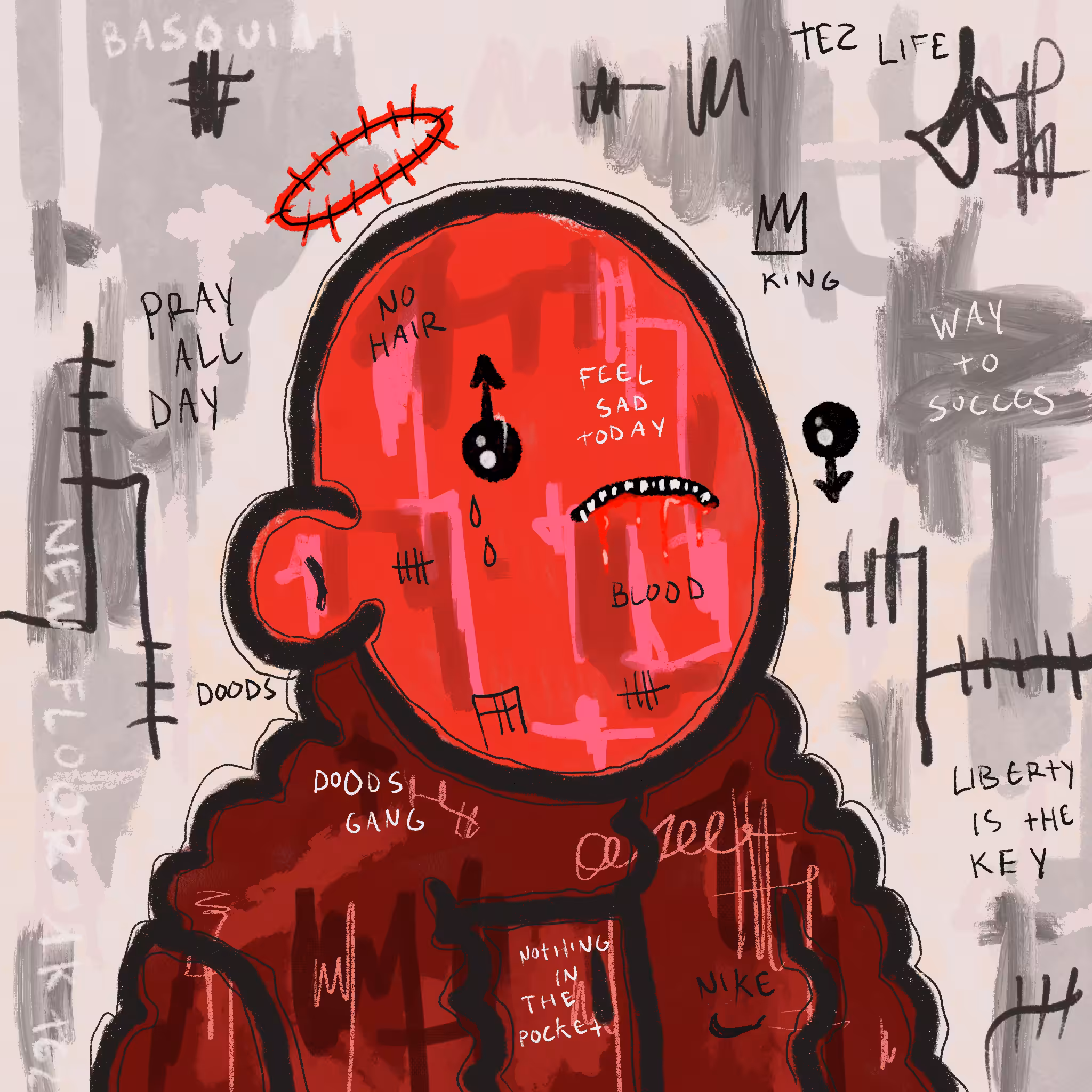 Doodlesquiat #23