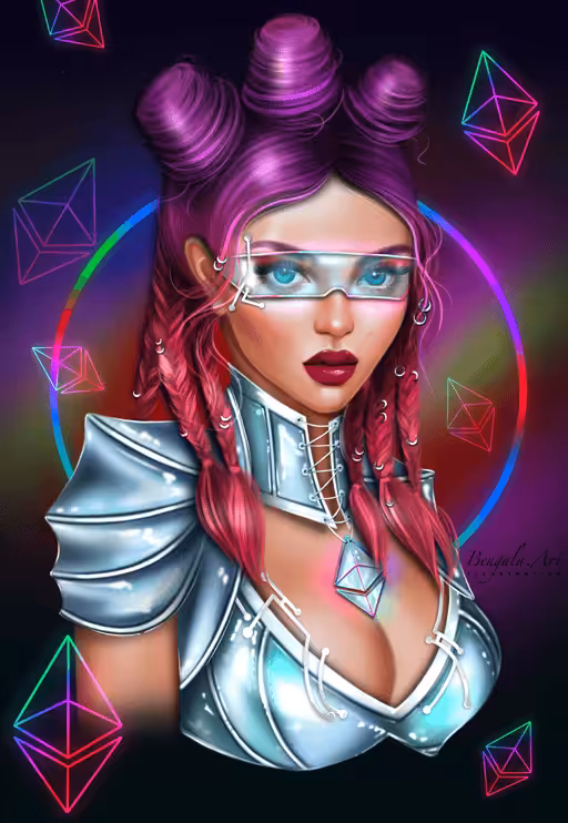 Imaginary Beauty #35 SE Ethereum Girl
