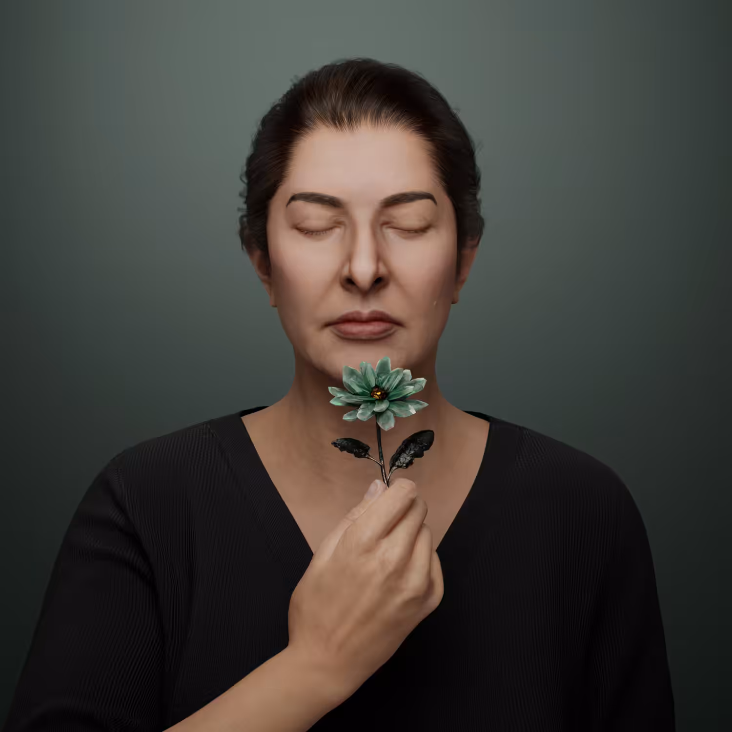 Portrait with Camomile #177