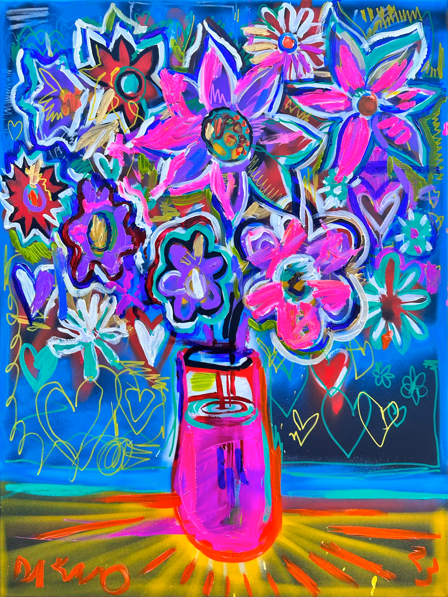 Blue bouquet 