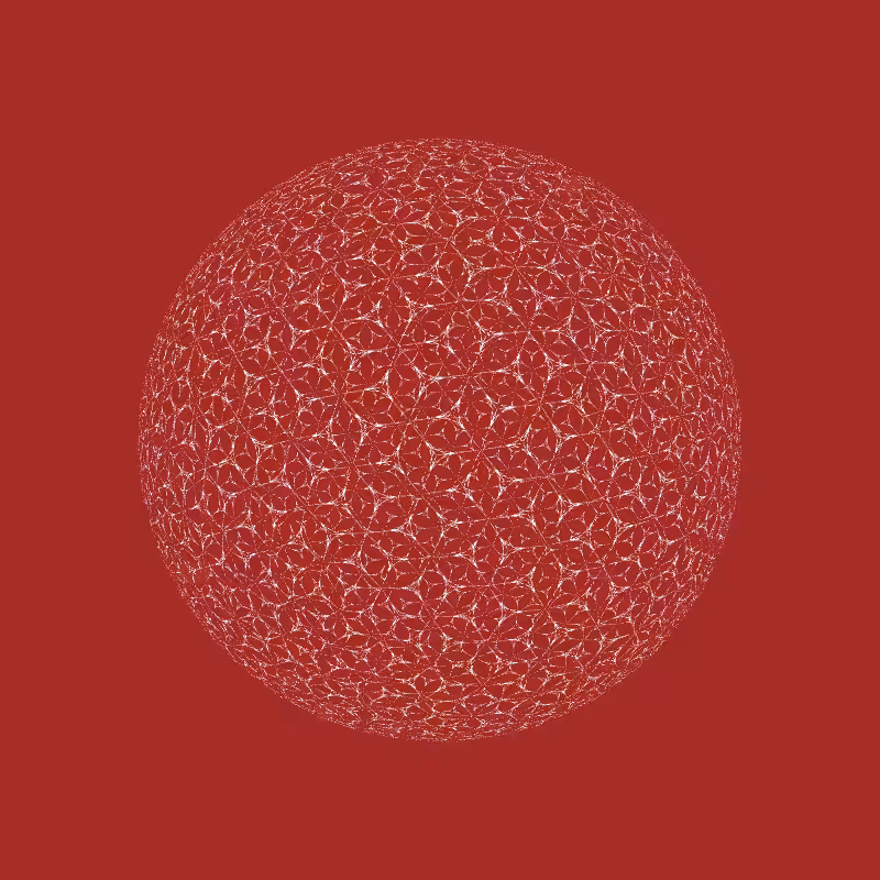 Digital Gothic: Spherical Tessellation #26