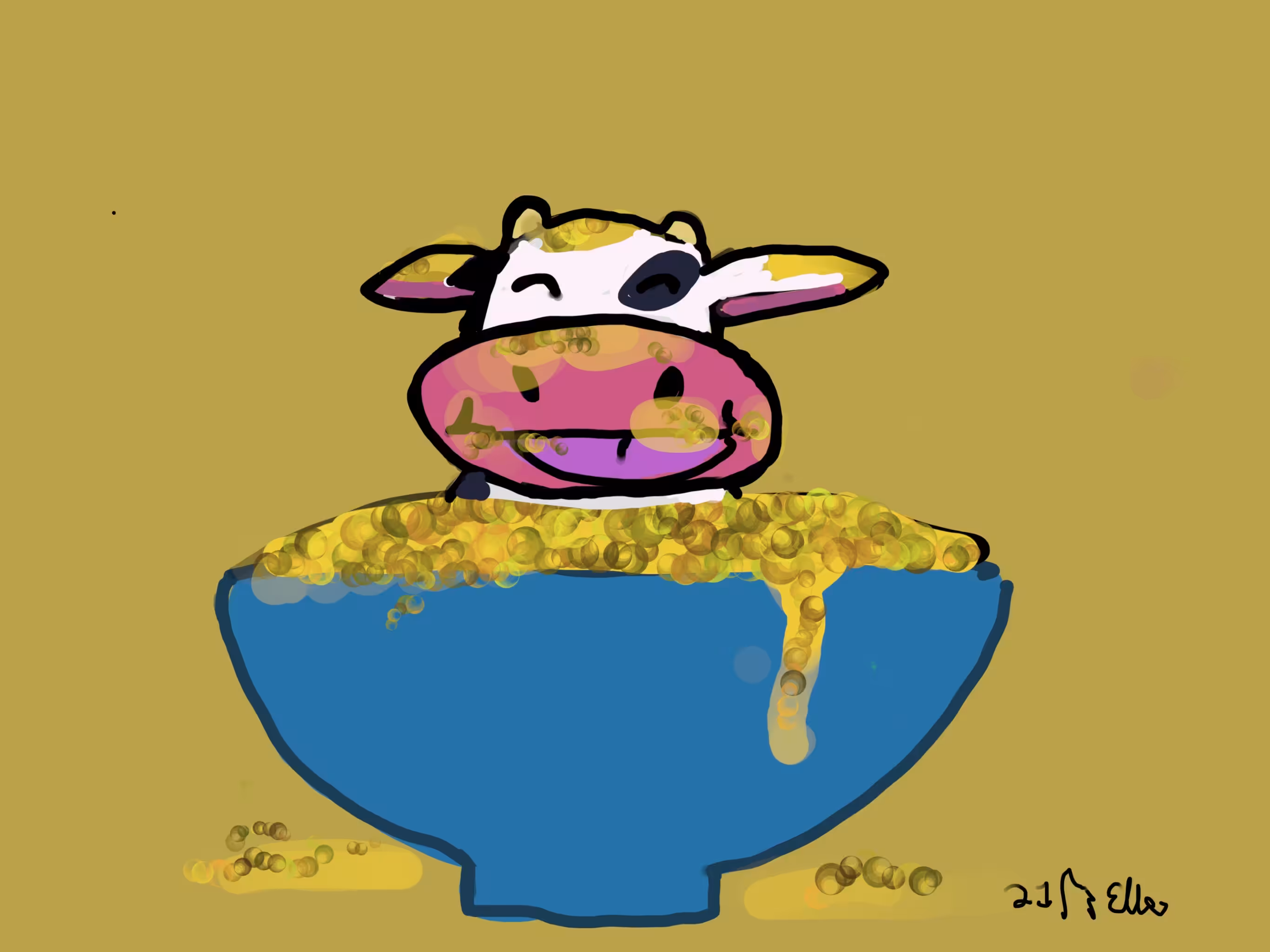 cow in mac n cheese