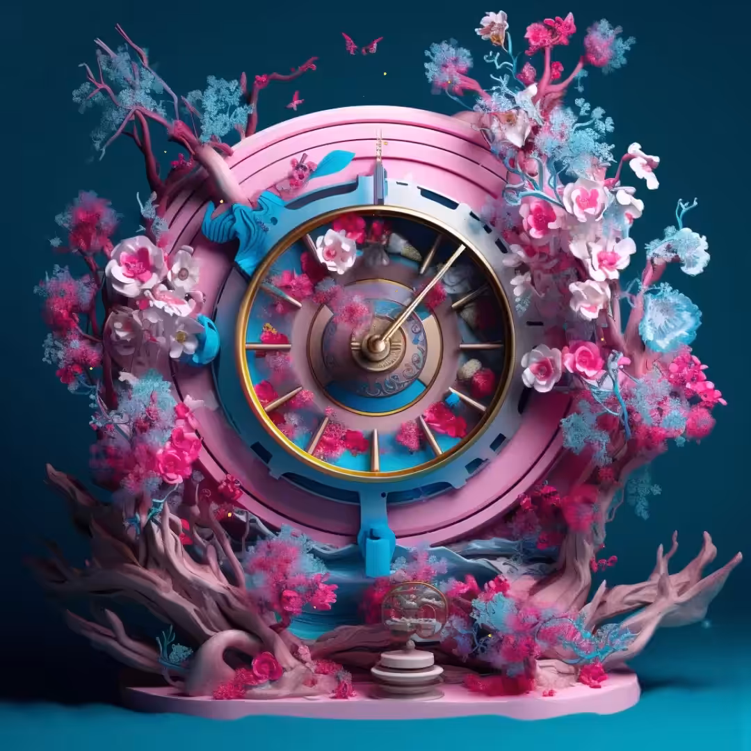 Vaporwave Clock #03