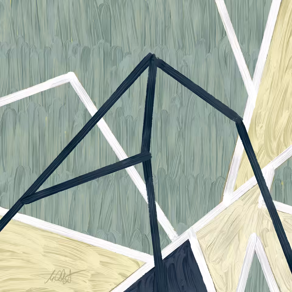 Emerging Shapes Three (Triptych)
