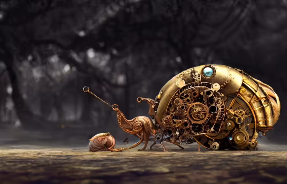 Steampunk Snail