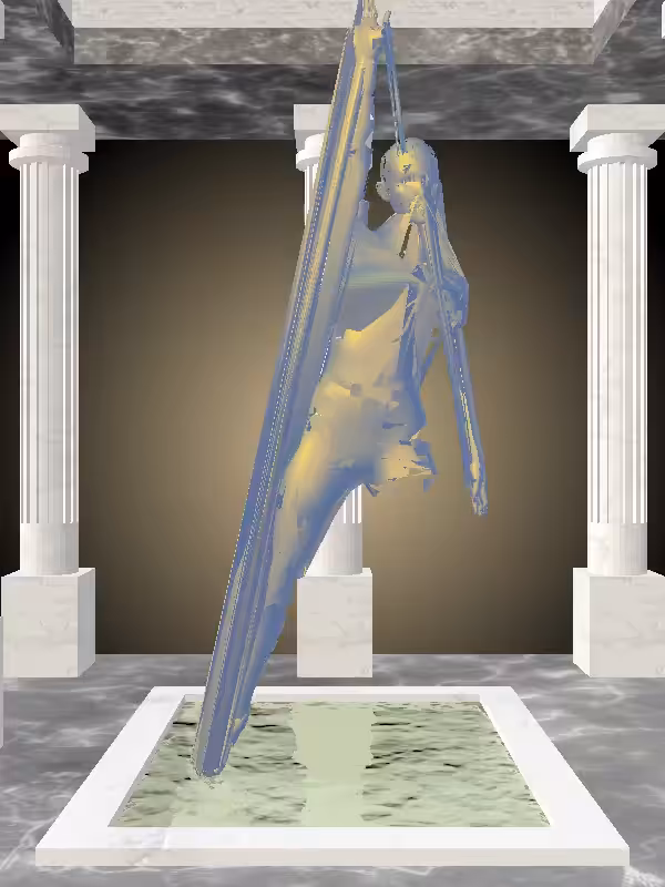 HeavenComputer: The Jazzy Sunlit Cobalt Woman #6893