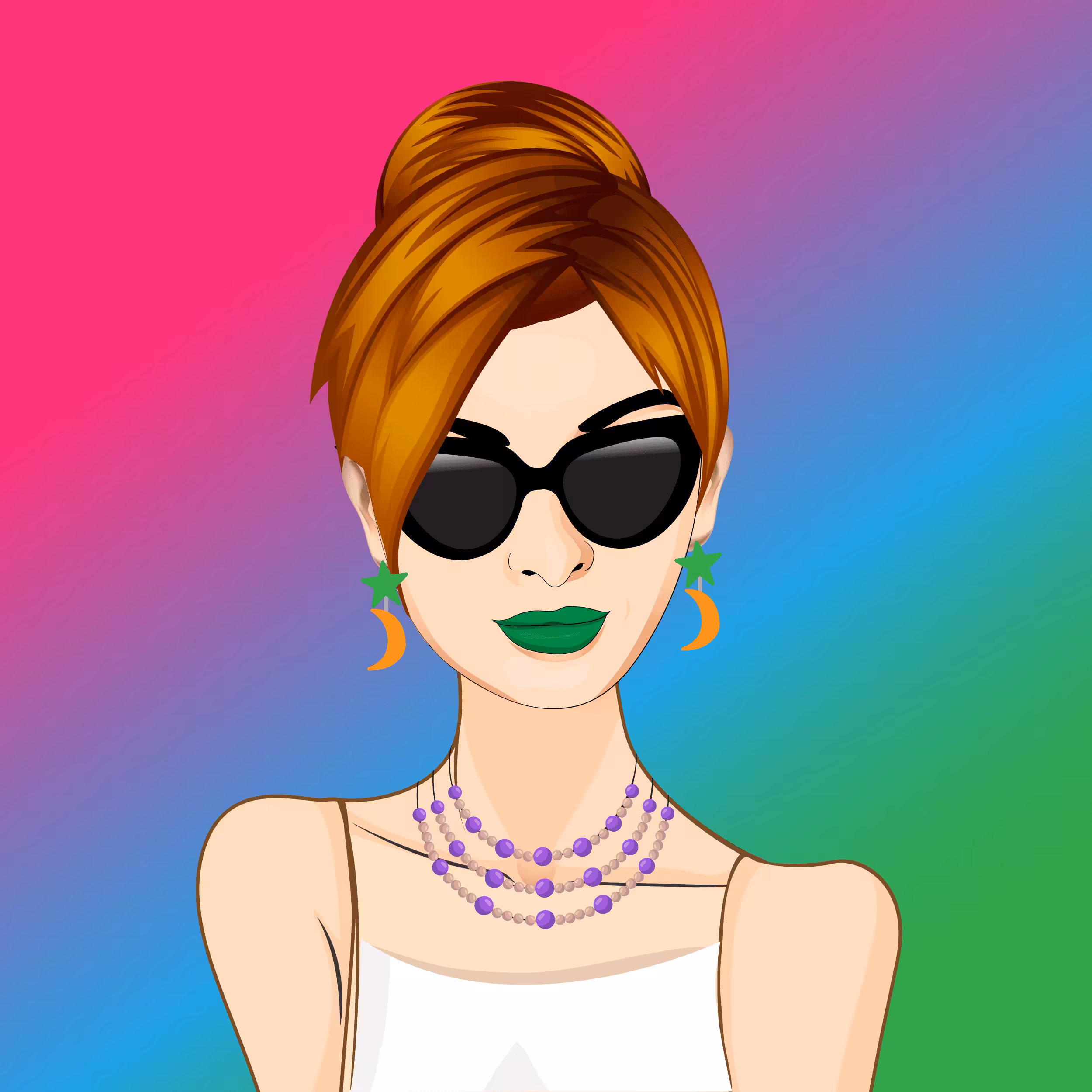 Cool Lady #1017