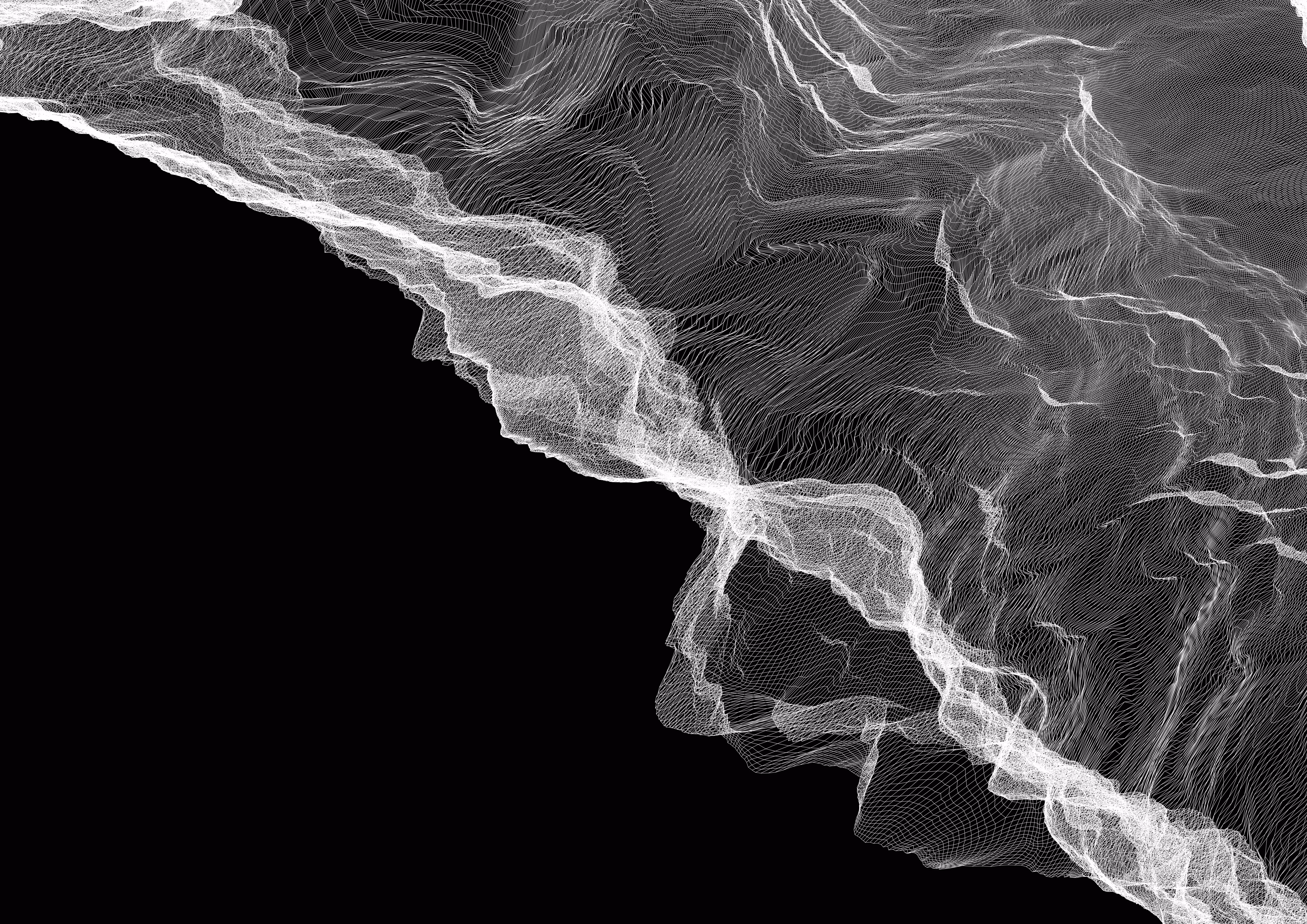 INVERSION LANDSCAPE DIGITAL PAINTING VII
