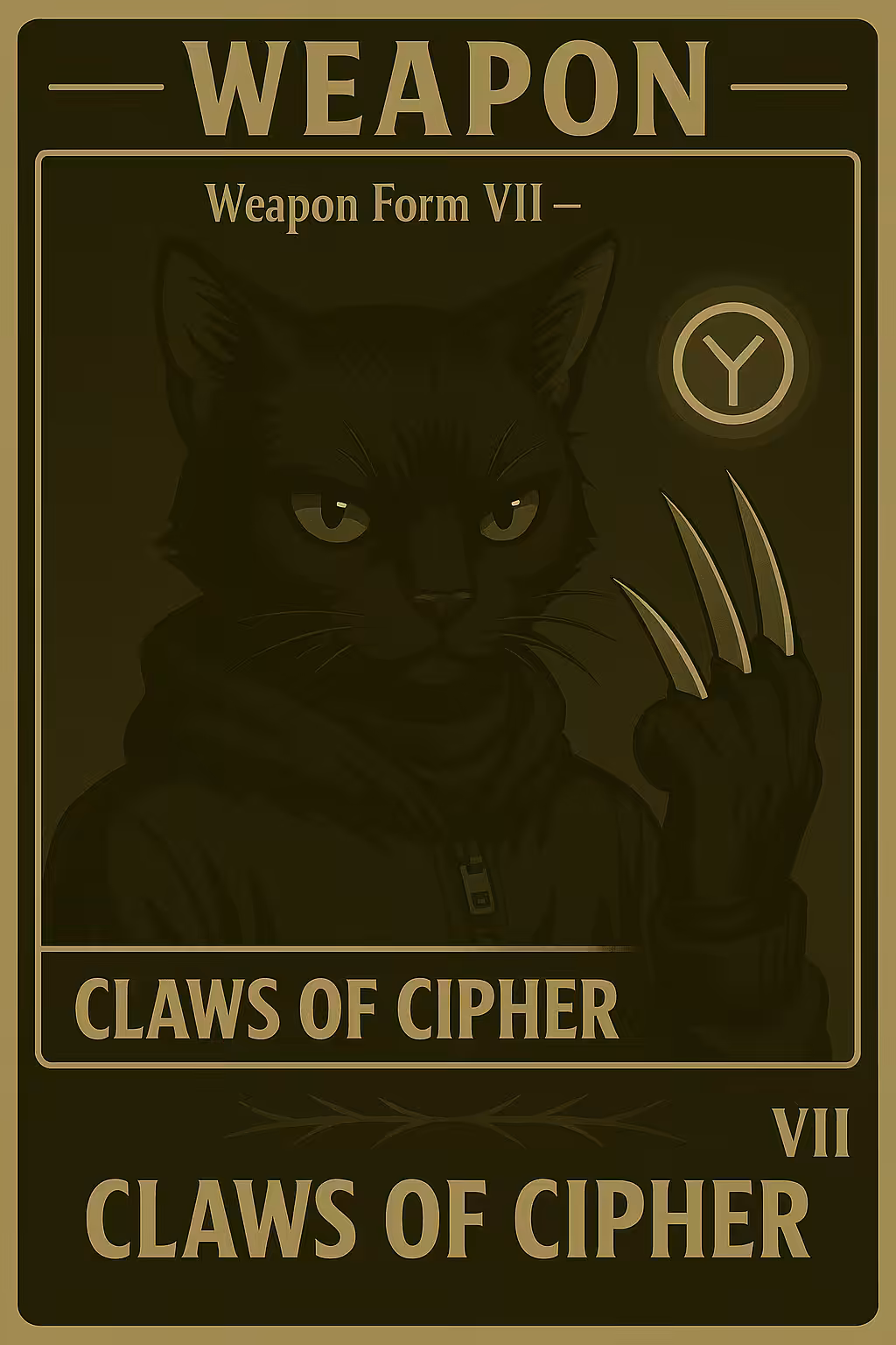 🗡️ WEAPON FORM VIII — CLAWS OF CIPHER