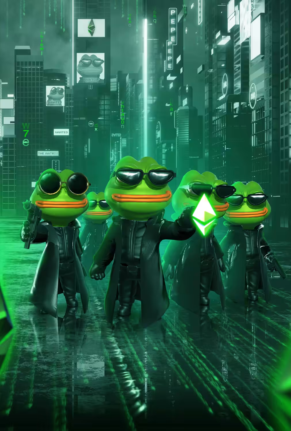 PEPE IN THE MATRIX WORLD