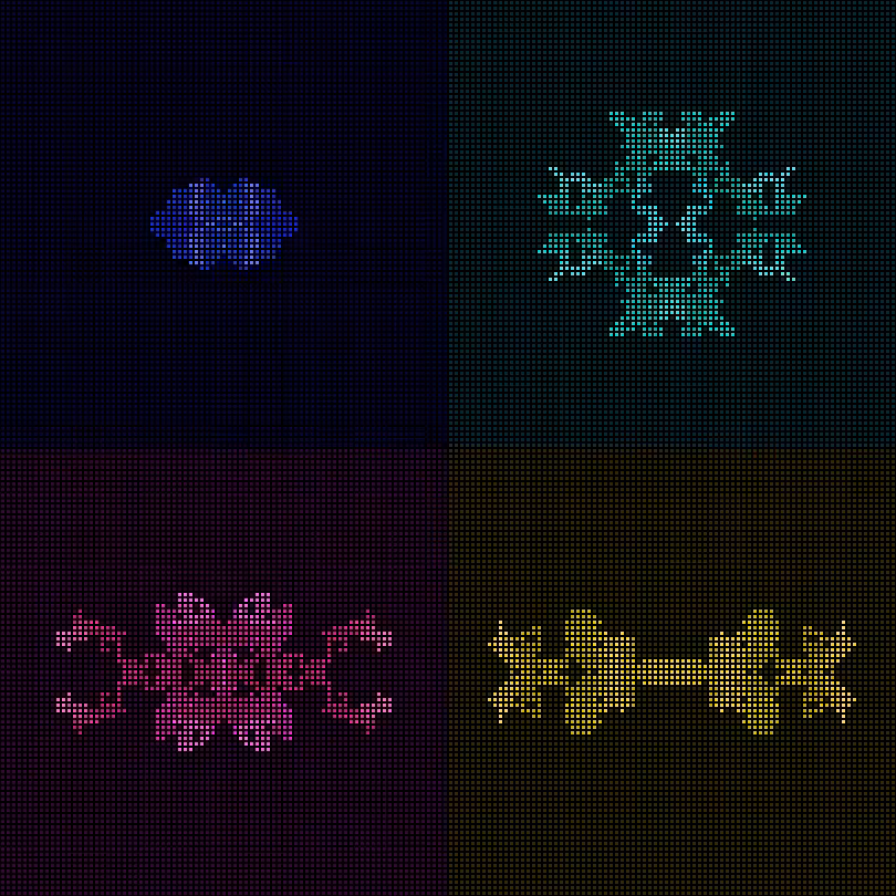 Dither Creatures 2x2 #2