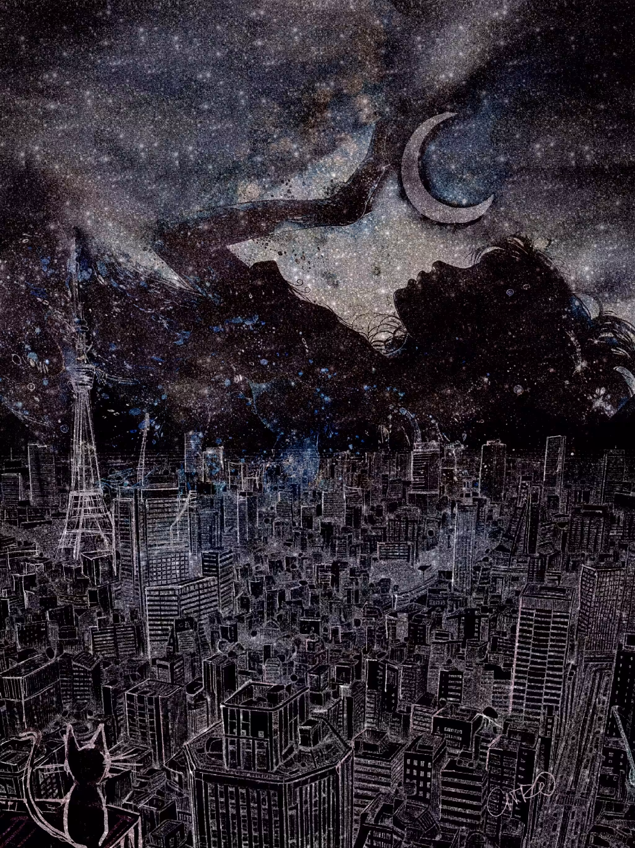 Selene and Endymion on Tokyo