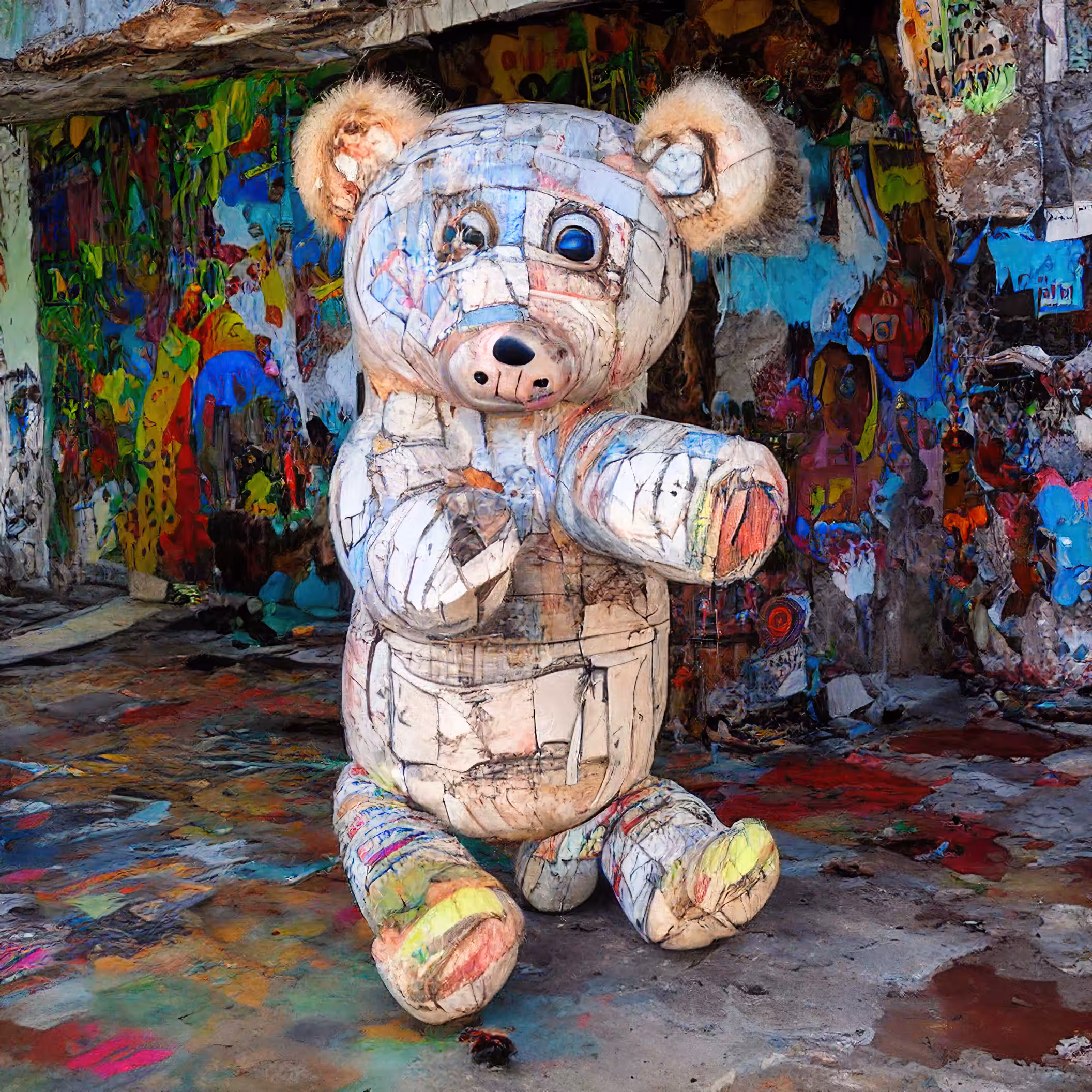 Ai Bear Art from GummyLSD: Intensive Care Bear