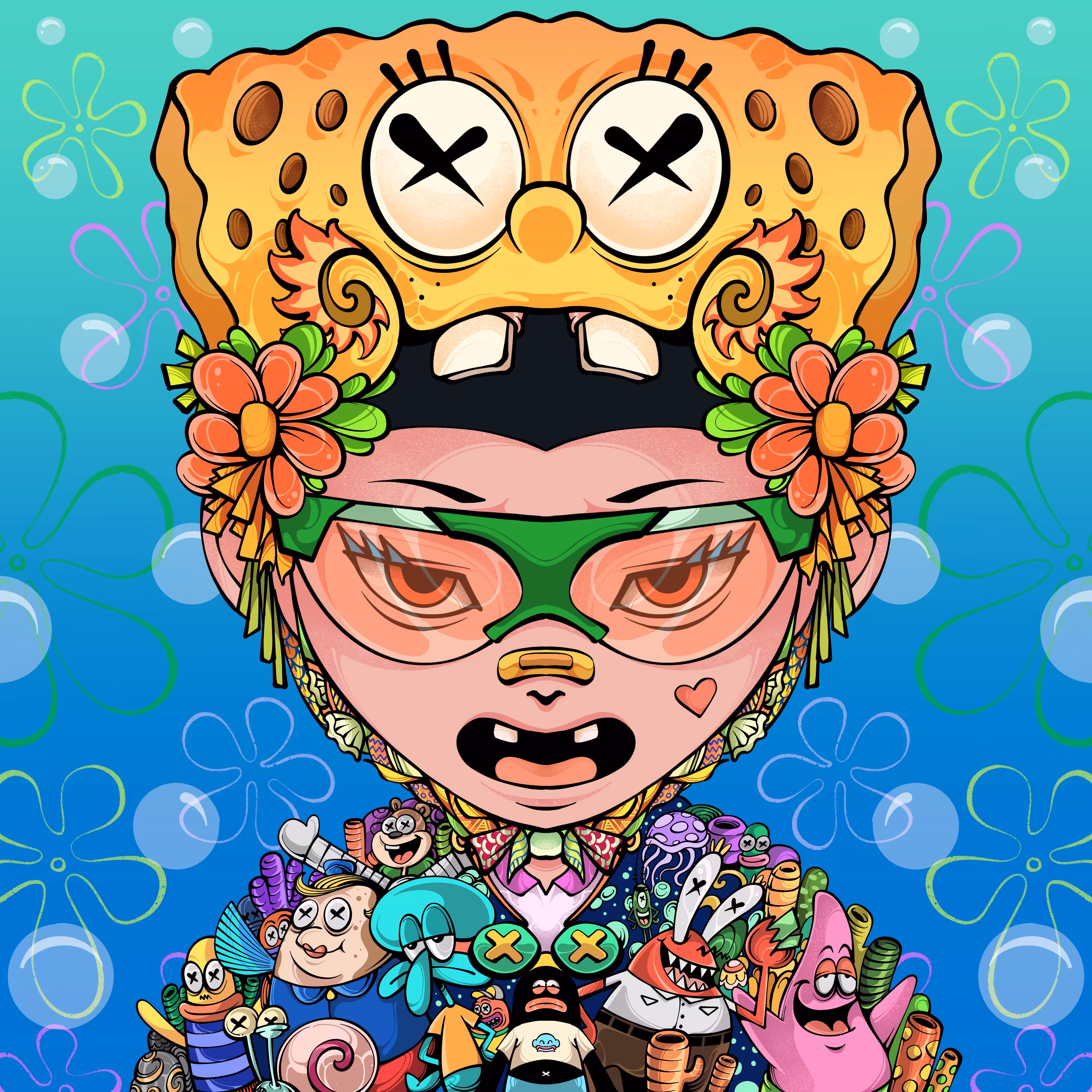 Who lived under the sea