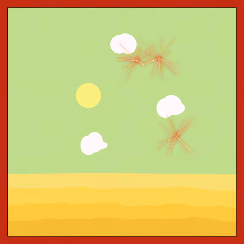 Seas of hills #15