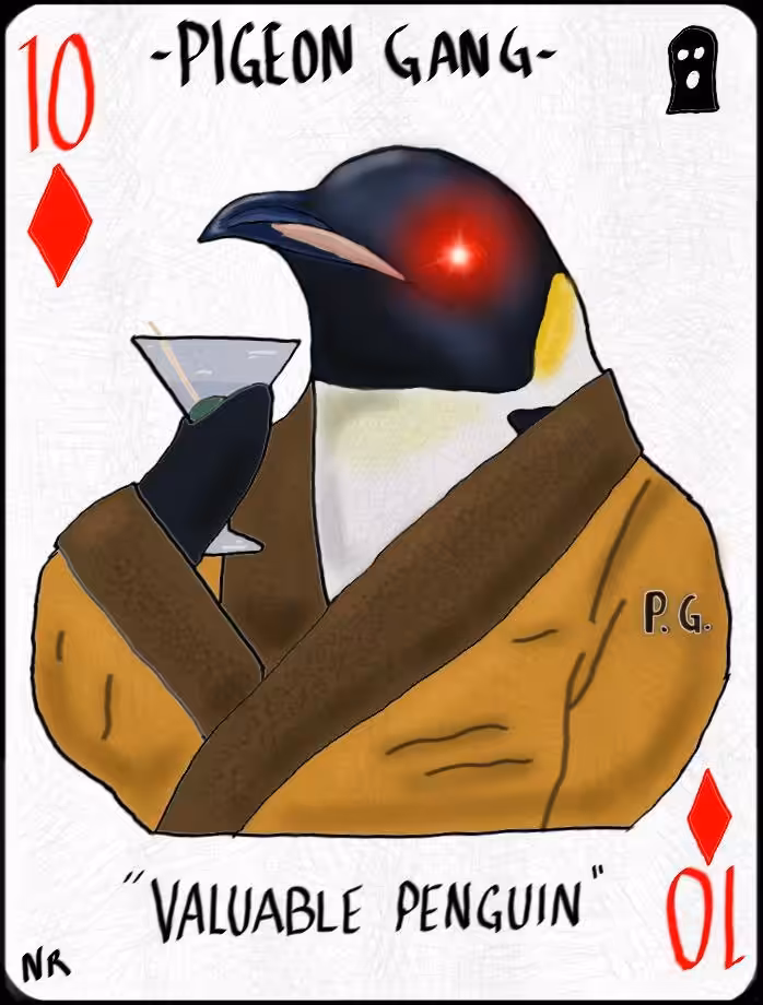 Ten of Diamonds, Valuable Penguin
