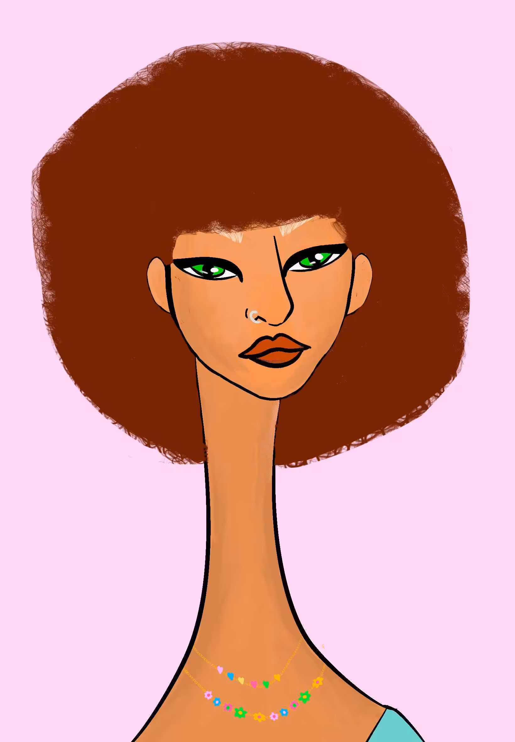 Long Neckie Ladies: Long Neckie Lady #980