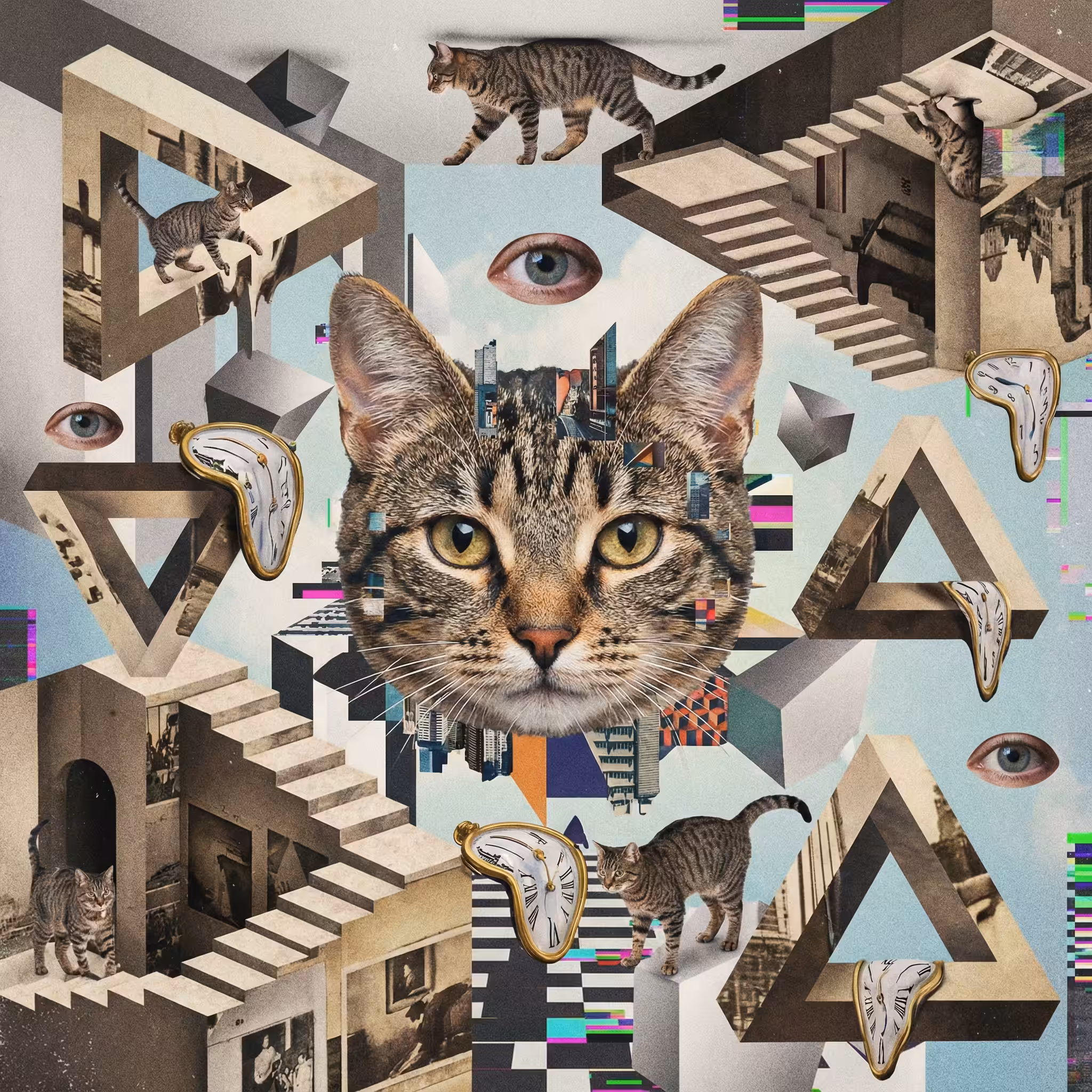 abstract cats #11