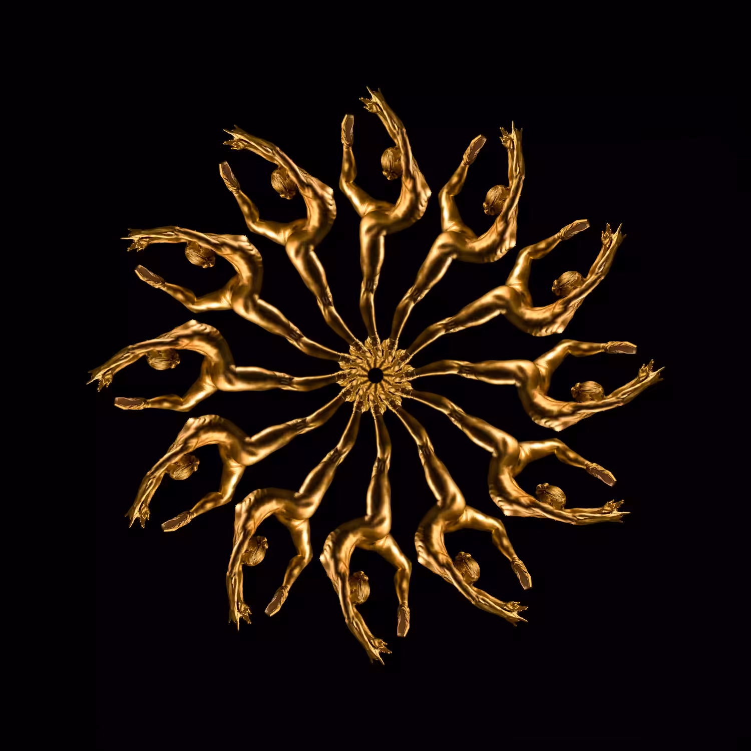 Golden Ballerina WTHF12