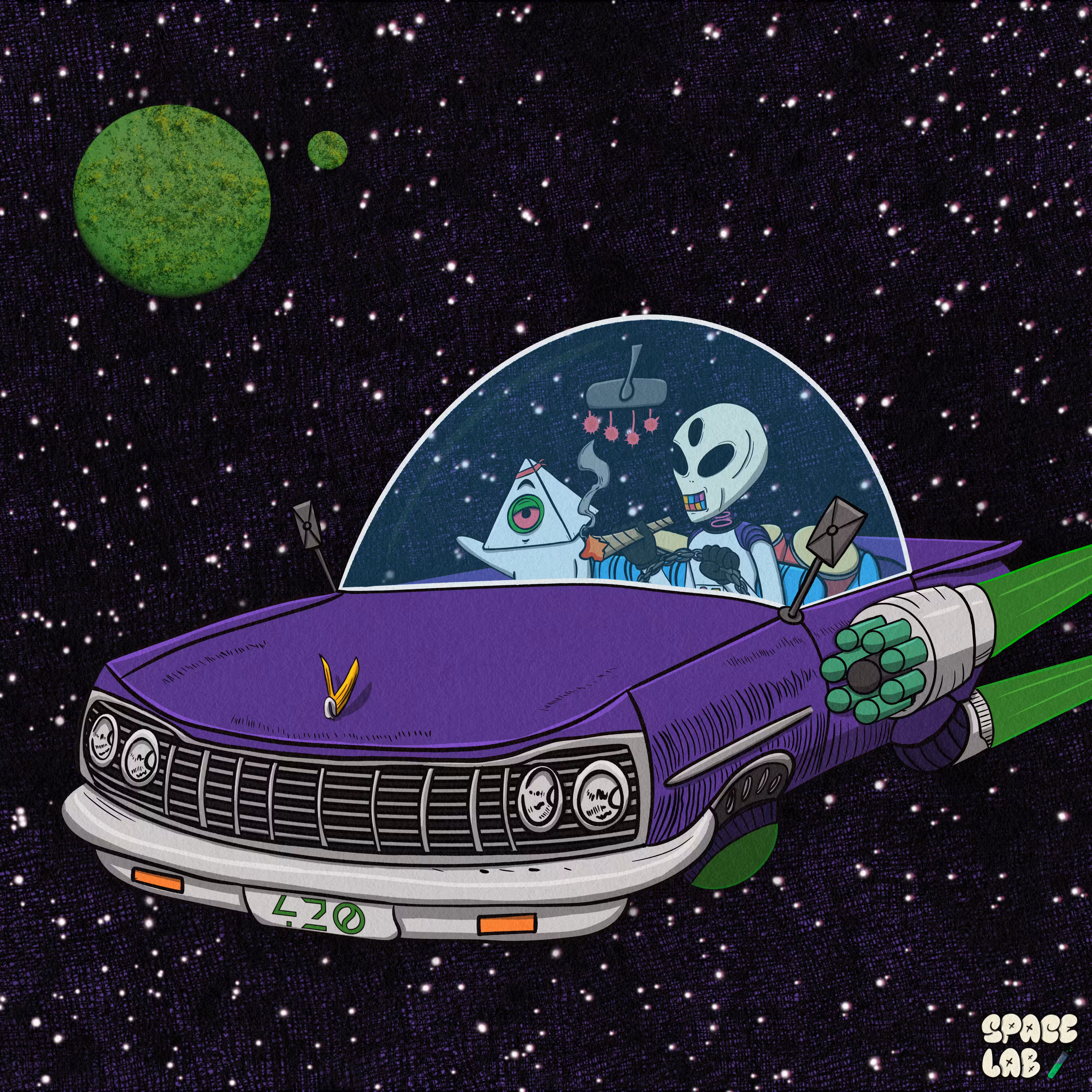 Up in Space 