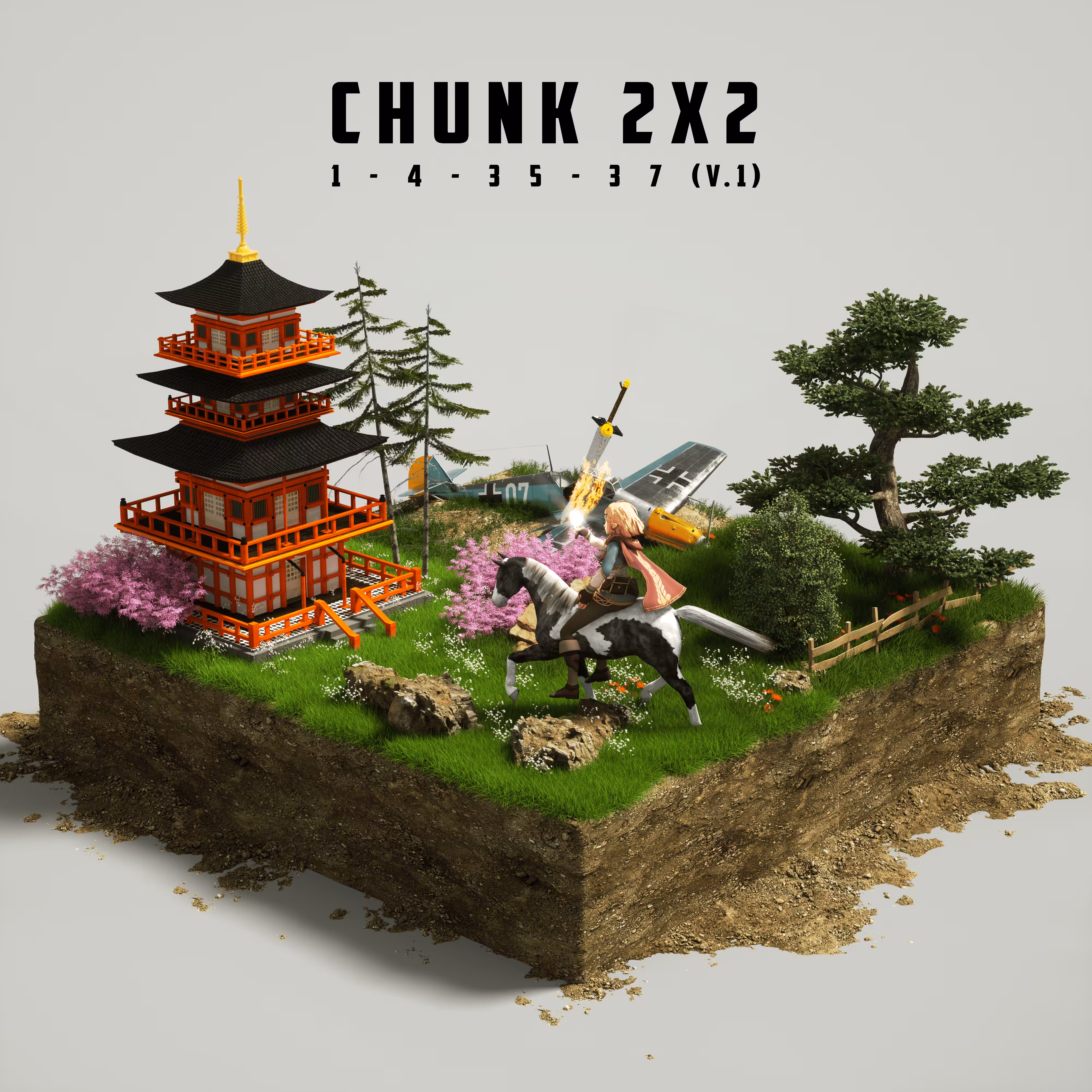 Chunk [2x2] 1-4-35-37 (v.1)