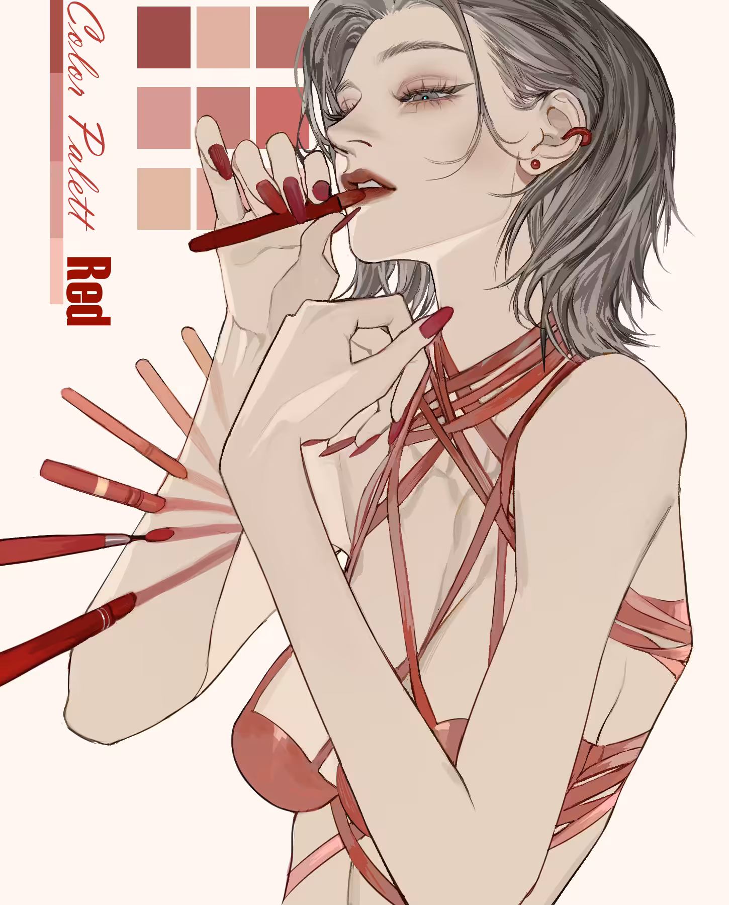 Red stripes