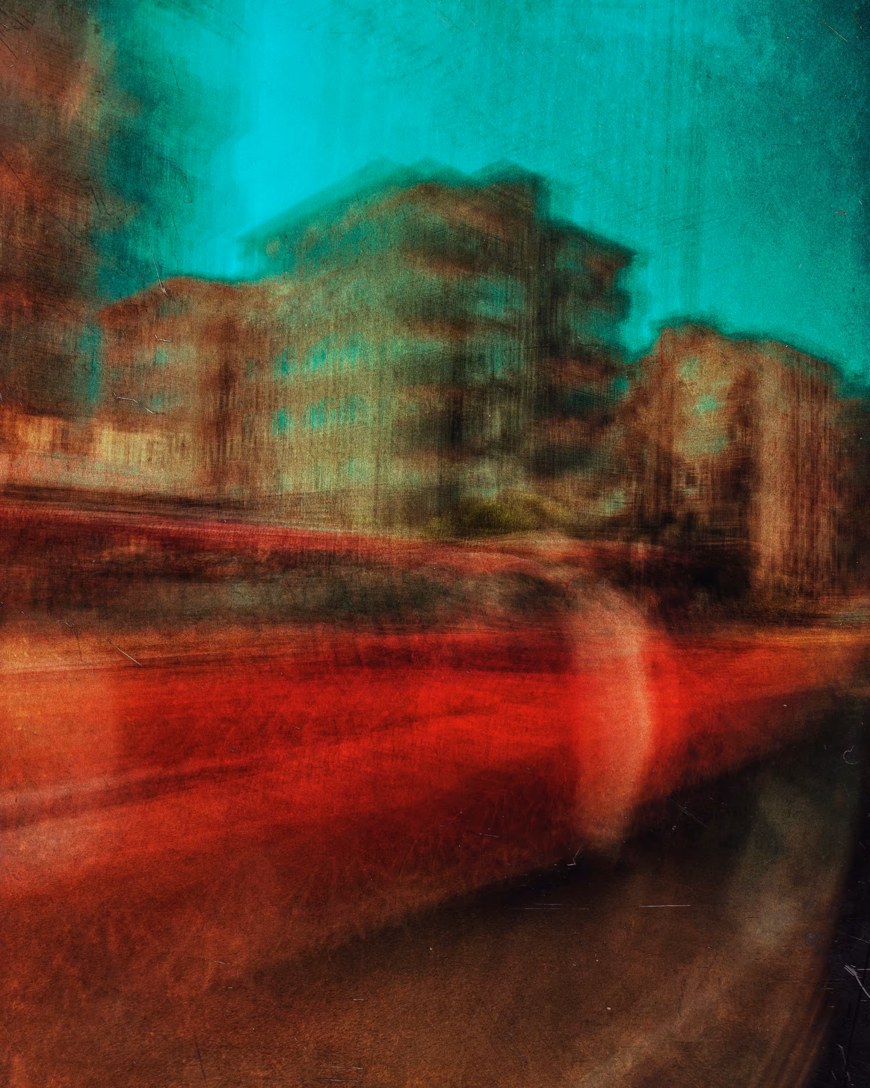 Red car.
